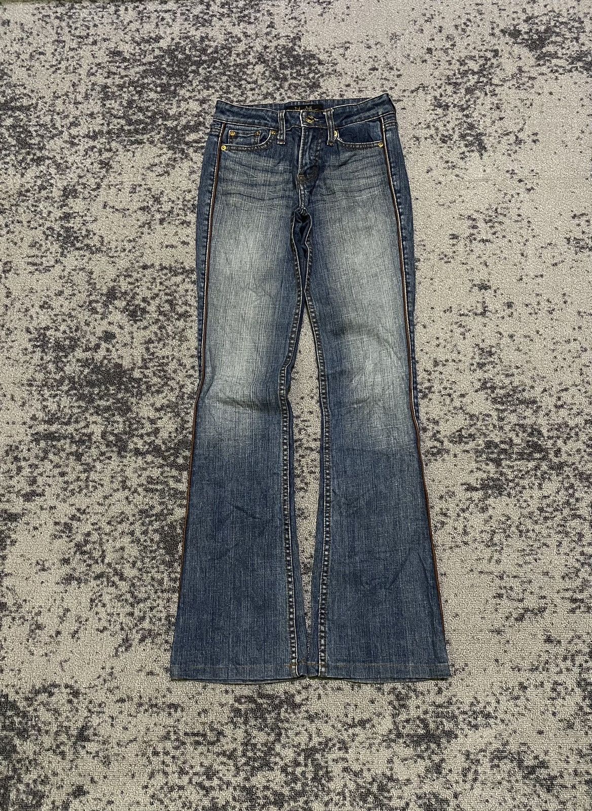 Hysteric Glamour × If Six Was Nine × Japanese Brand Y2k Nuve ifsixwasnine flare jeans Size US 27 - 2 Thumbnail