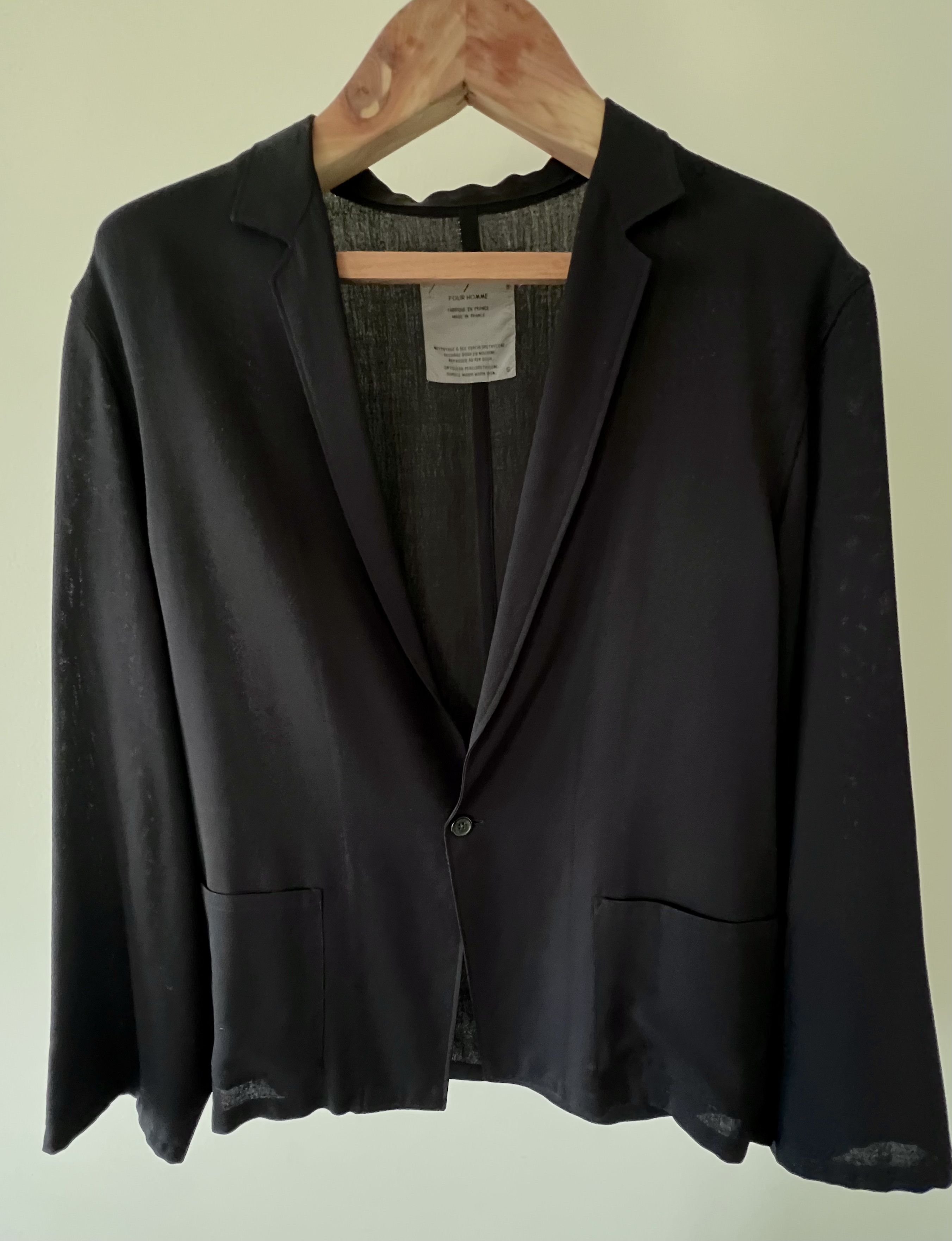 Yohji Yamamoto Yohji Yamamoto Pour Homme Jacket (size S) Size 36R - 1 Thumbnail