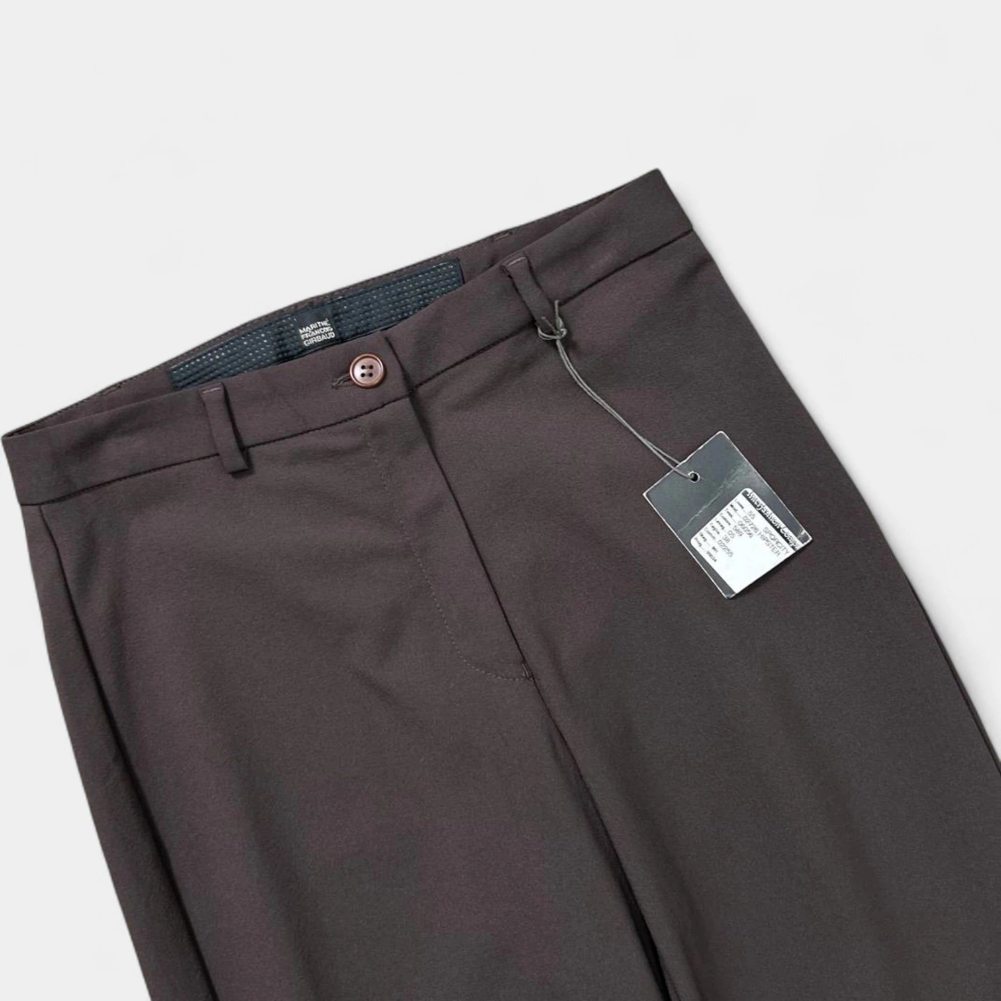 Marithe + Francois Girbaud Marithé + François Girbaud Classic Elegant Brown Nylon Pants Size 28" / US 6 / IT 42 - 2 Thumbnail