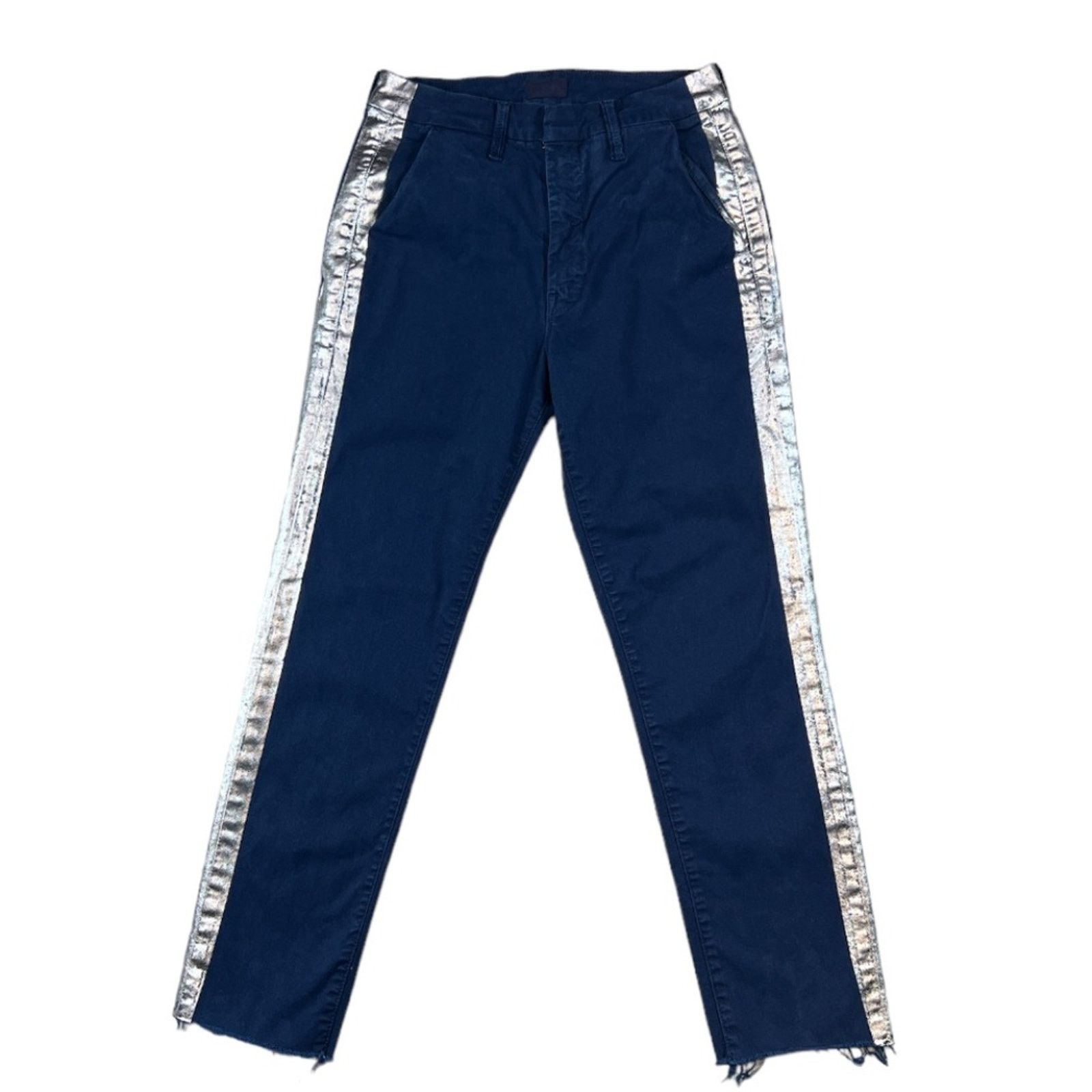 MOTHER Mother Blue Tapered Pants | Size 24 Size 25" / US 0 / IT 36 - 1 Thumbnail
