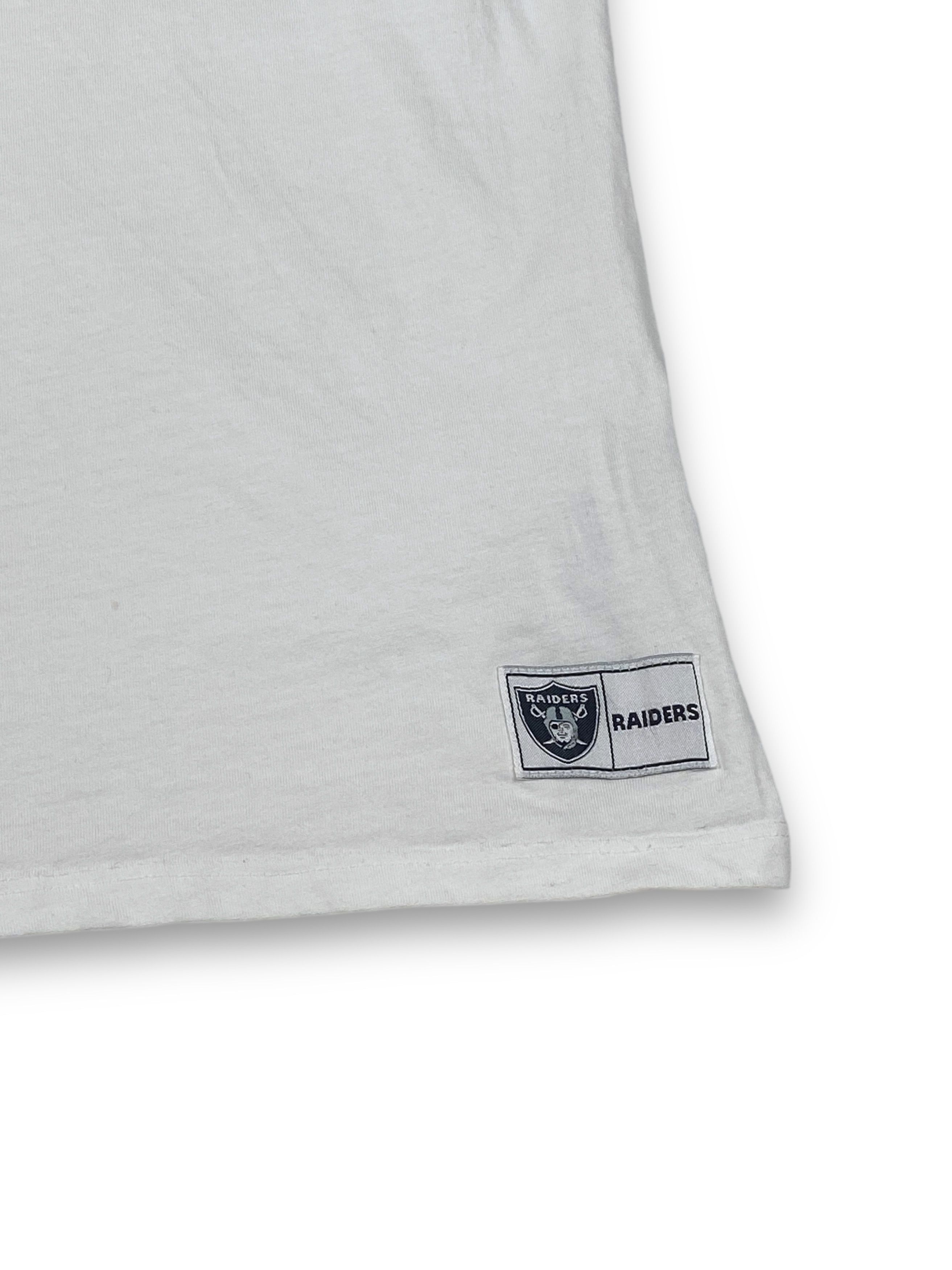 NFL Vintage RAIDERS White Big Logo T-Shirt M675 Size US S / EU 44-46 / 1 - 4 Thumbnail