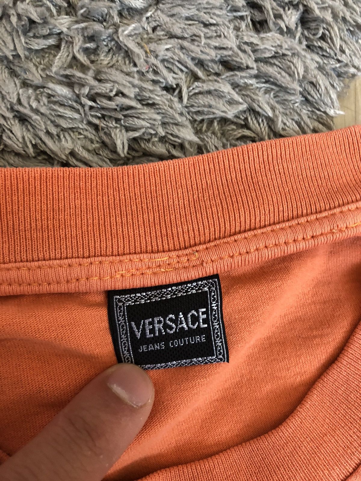 Versace Jeans Couture × Vintage Vintage Versace Jeans Couture Big Logo T Shirt Size US L / EU 52-54 / 3 - 5 Thumbnail
