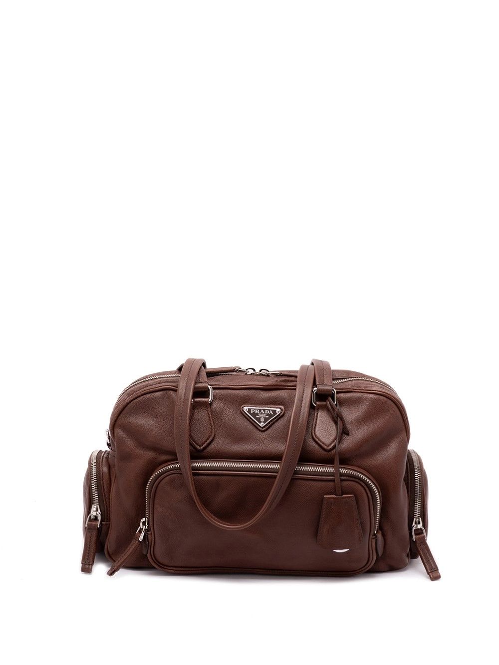 Prada Large Washed Leather Bag Size ONE SIZE - 1 Thumbnail