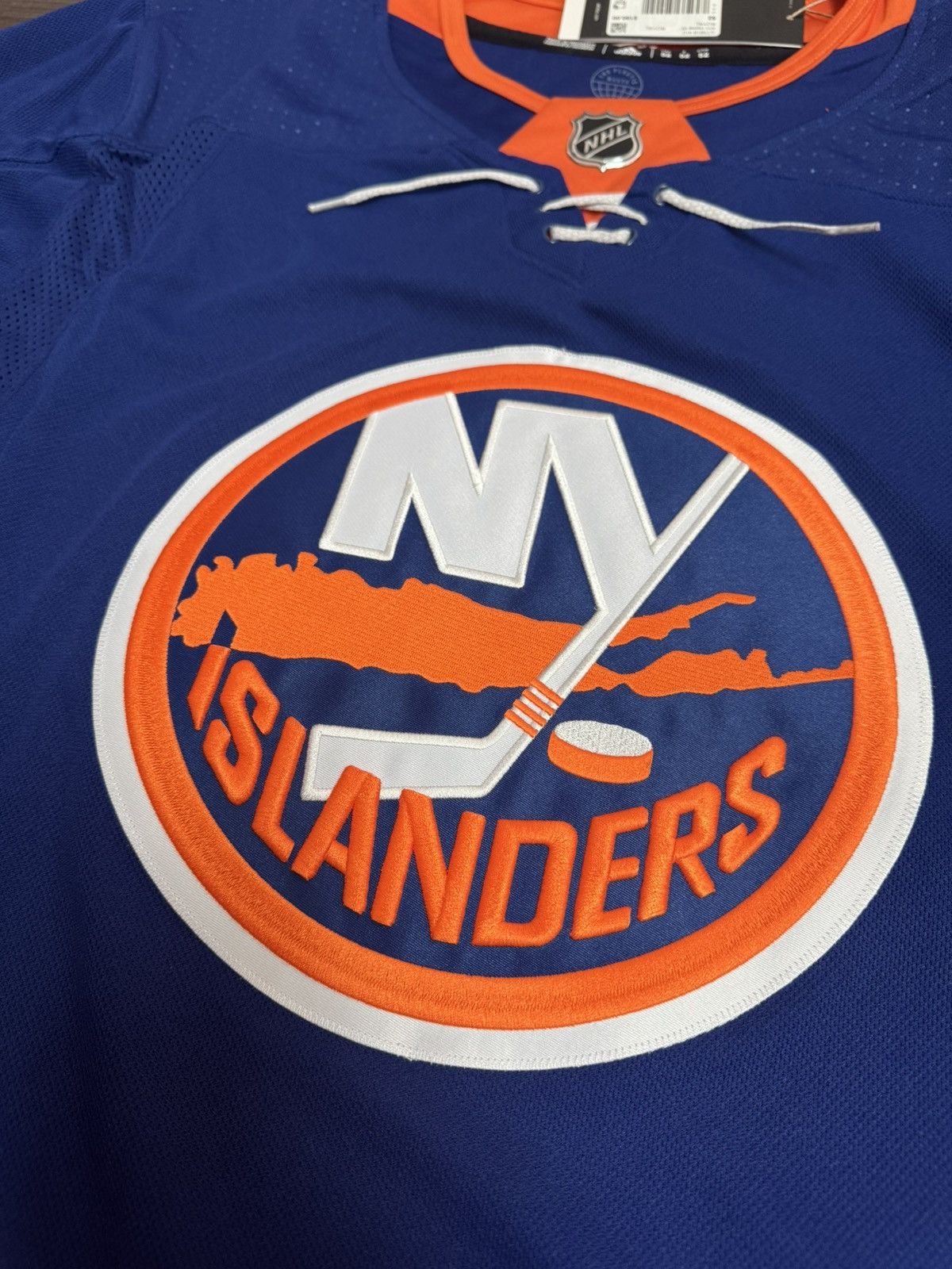 Adidas Adidas New York Islander NHL Home Blue Premier Jersey Sz 52 Size US L / EU 52-54 / 3 - 2 Thumbnail