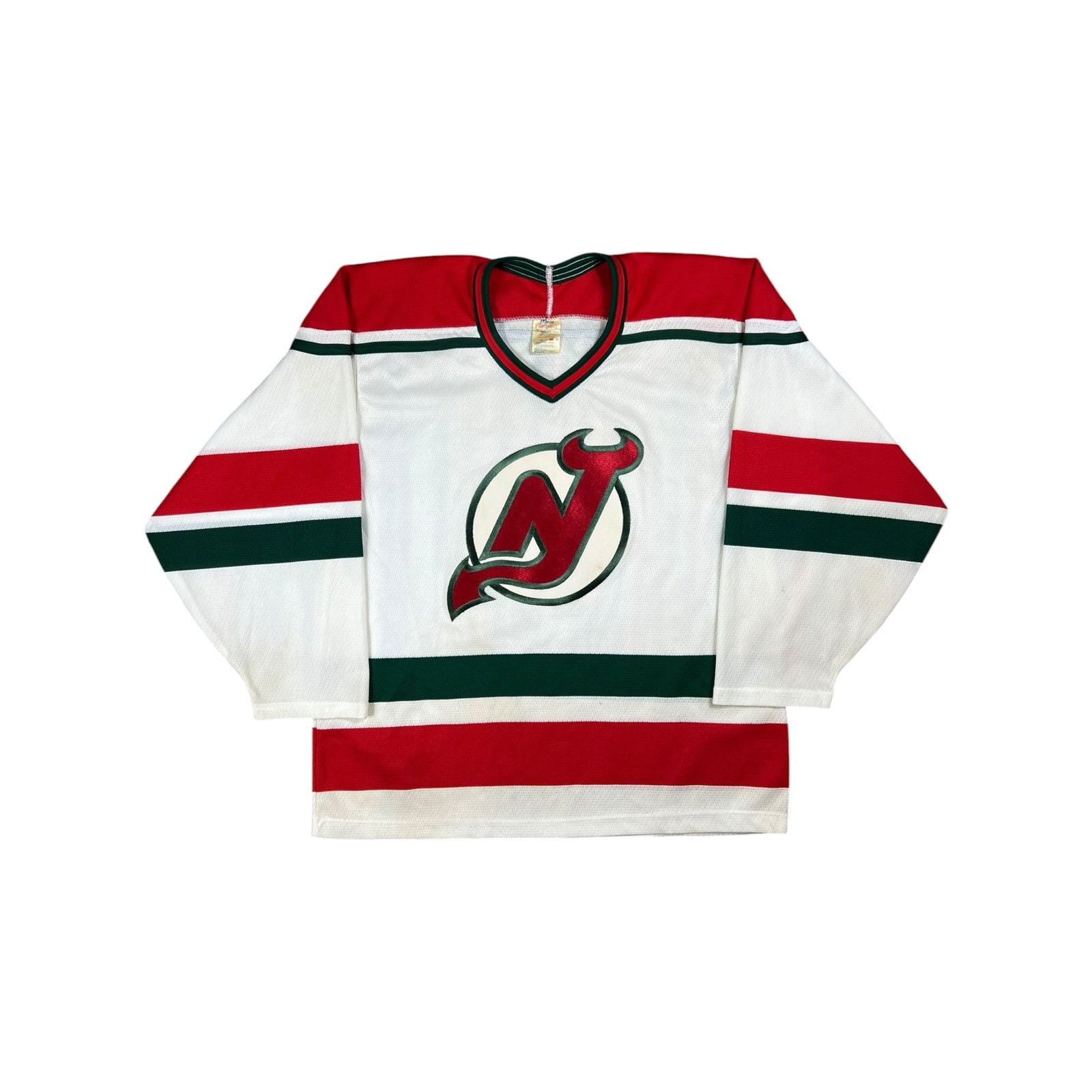 Ccm × NHL × Vintage 1990s CCM New Jersey Devils alternate NHL hockey jersey Size US M / EU 48-50 / 2 - 1 Thumbnail