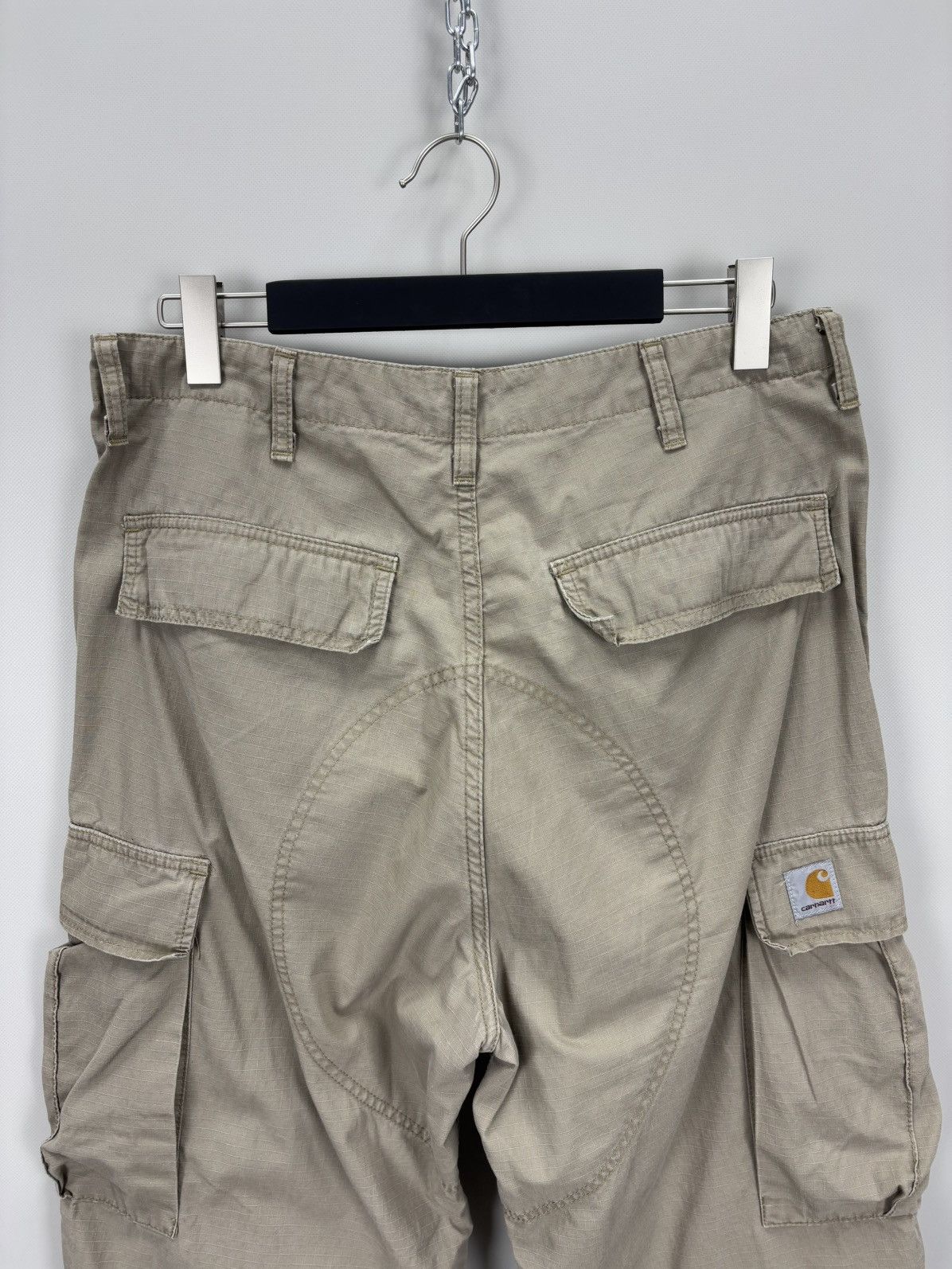 Carhartt Mens cargo pants Carhartt Size 34x36 Color Brown Size US 34 / EU 50 - 7 Thumbnail