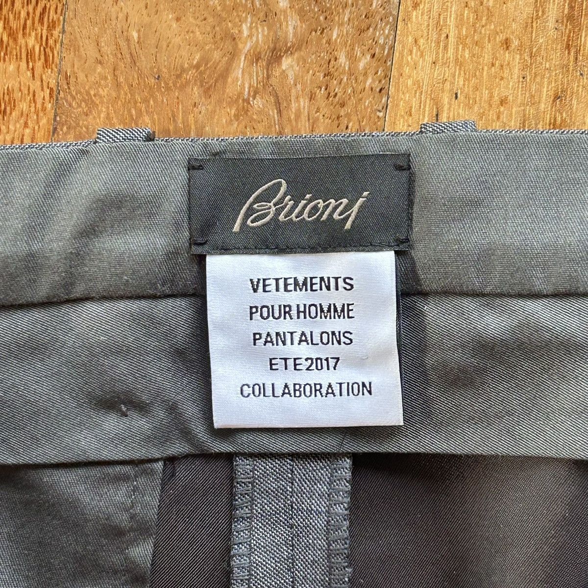 Brioni × Vetements Vetements x Brioni spring 2017 suit pants Size US 31 - 5 Thumbnail