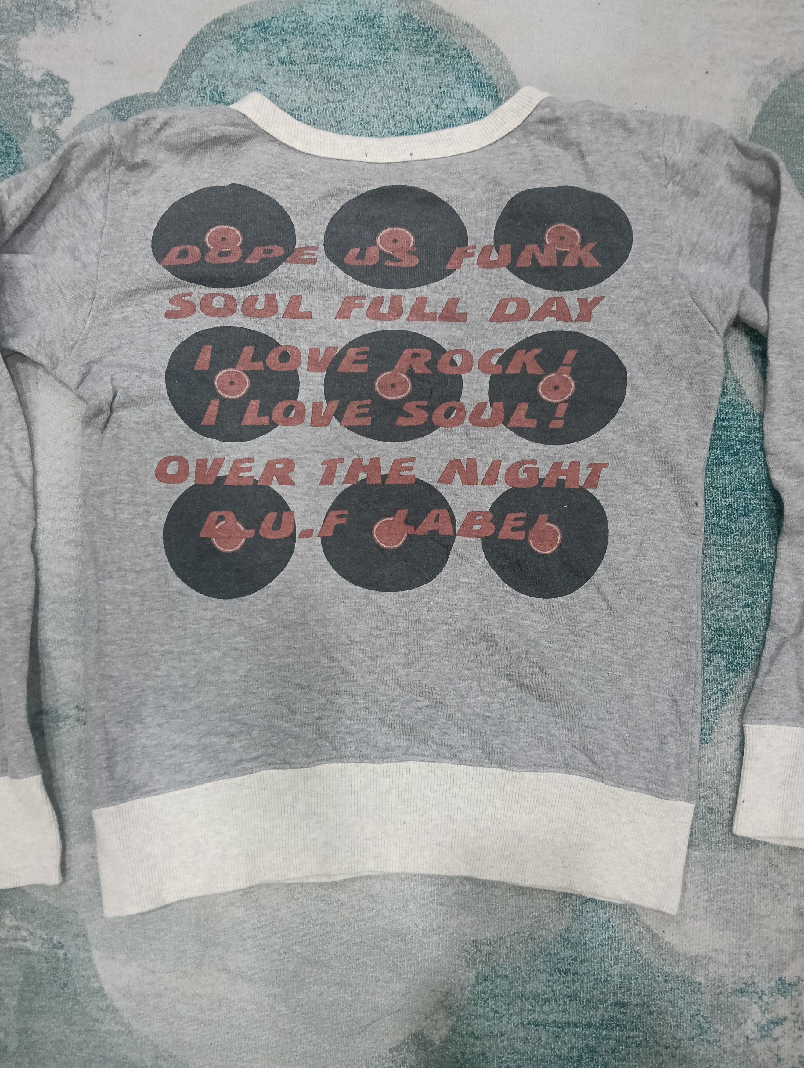 Hysteric Glamour × Japanese Brand Duf Sweatshirt Made In Japan Size M / US 6-8 / IT 42-44 - 4 Thumbnail