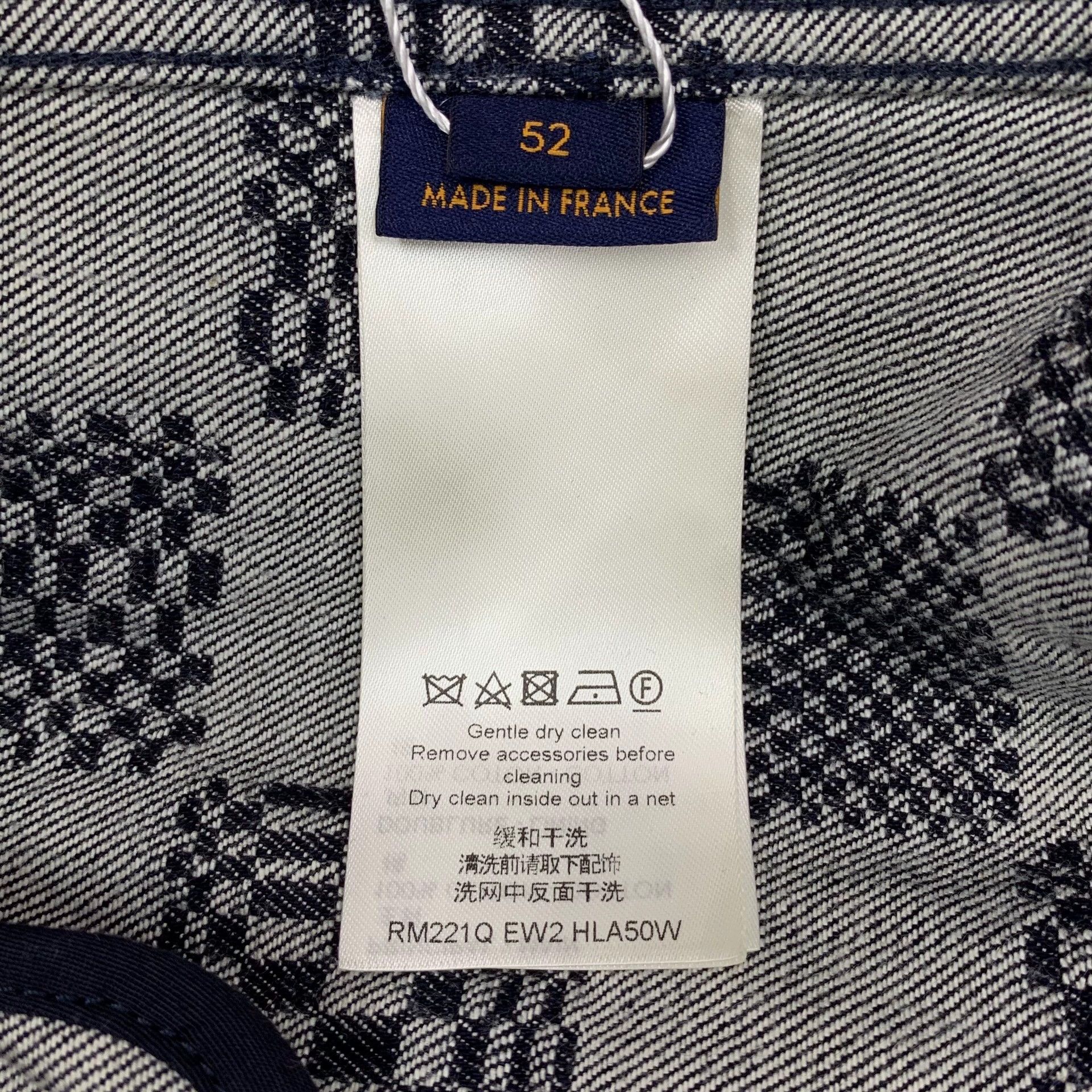 Louis Vuitton KM0652 Louis Vuitton long-sleeved denim jacket Size US L / EU 52-54 / 3 - 6 Thumbnail