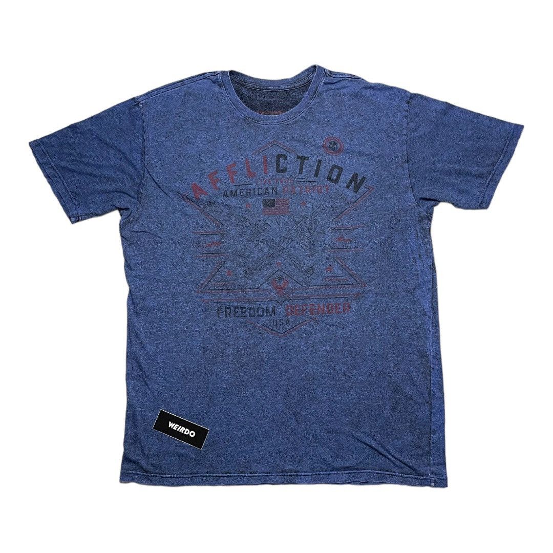 Affliction Y2K Affliction Reversible Freedom Defender tee Size US XXL / EU 58 / 5 - 1 Thumbnail