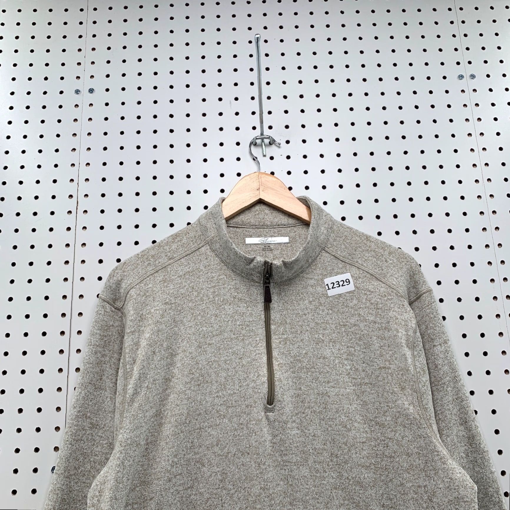 Vintage Greg Norman Sweater Men Medium Beige Fleece Shark Pullover 1/4 Zip M Size US M / EU 48-50 / 2 - 6 Thumbnail