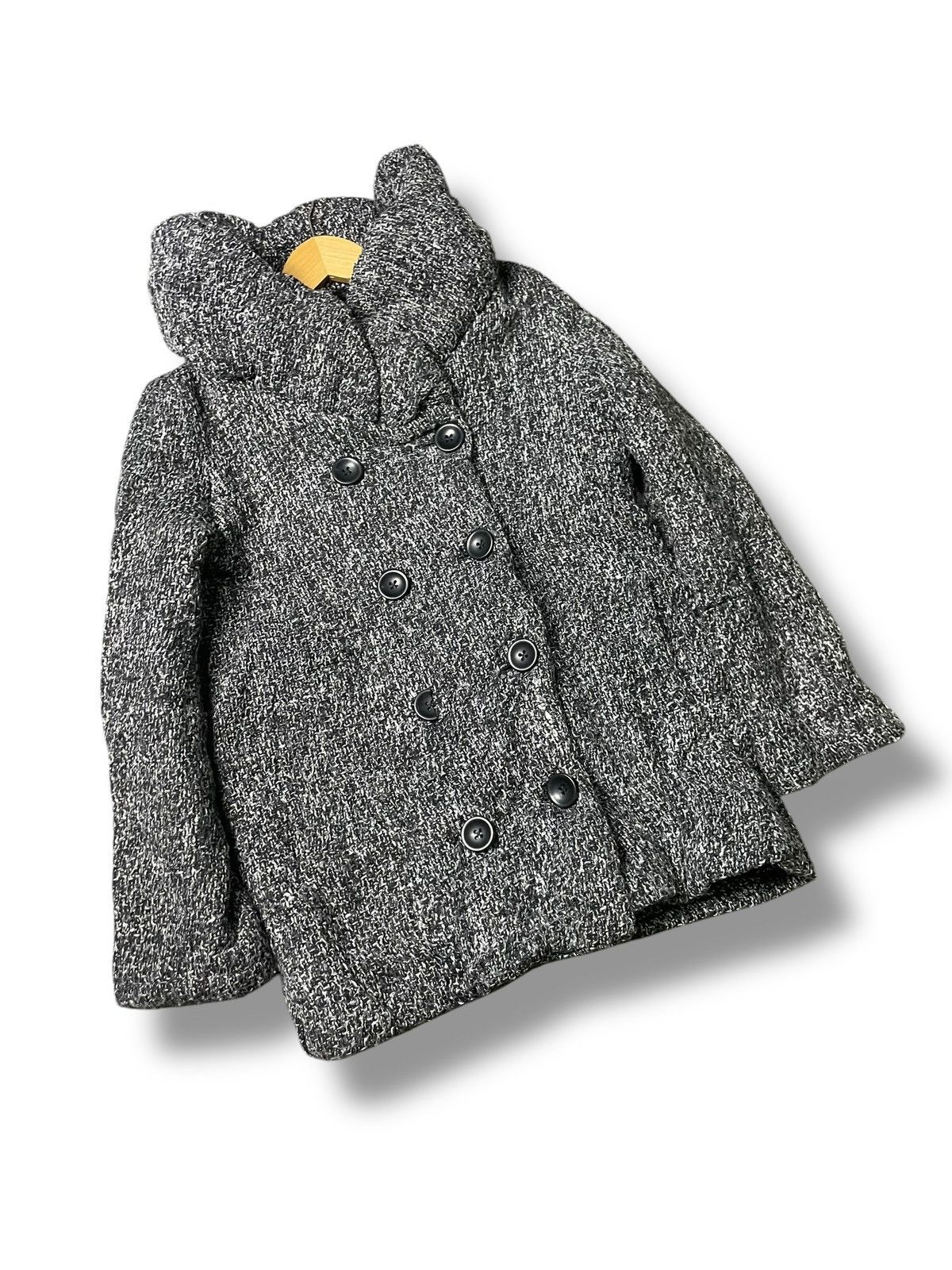 Black Label × Japanese Brand × Vintage Vintage DIG DEEP Double Breasted Wool Coat (76) Size US L / EU 52-54 / 3 - 4 Thumbnail