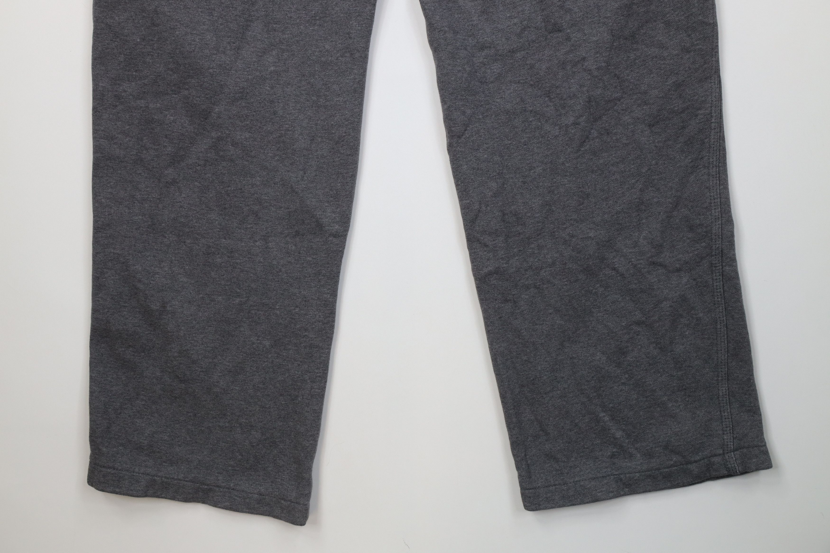 Nike Vintage Nike Mini Swoosh Wide Leg Sweatpants Pants Gray Size US 38 / EU 54 - 14 Thumbnail