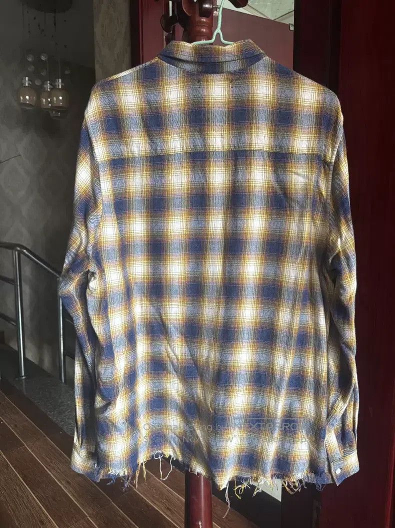 Amiri Amiri Striped knitted print worn shirt Size US XL / EU 56 / 4 - 5 Thumbnail