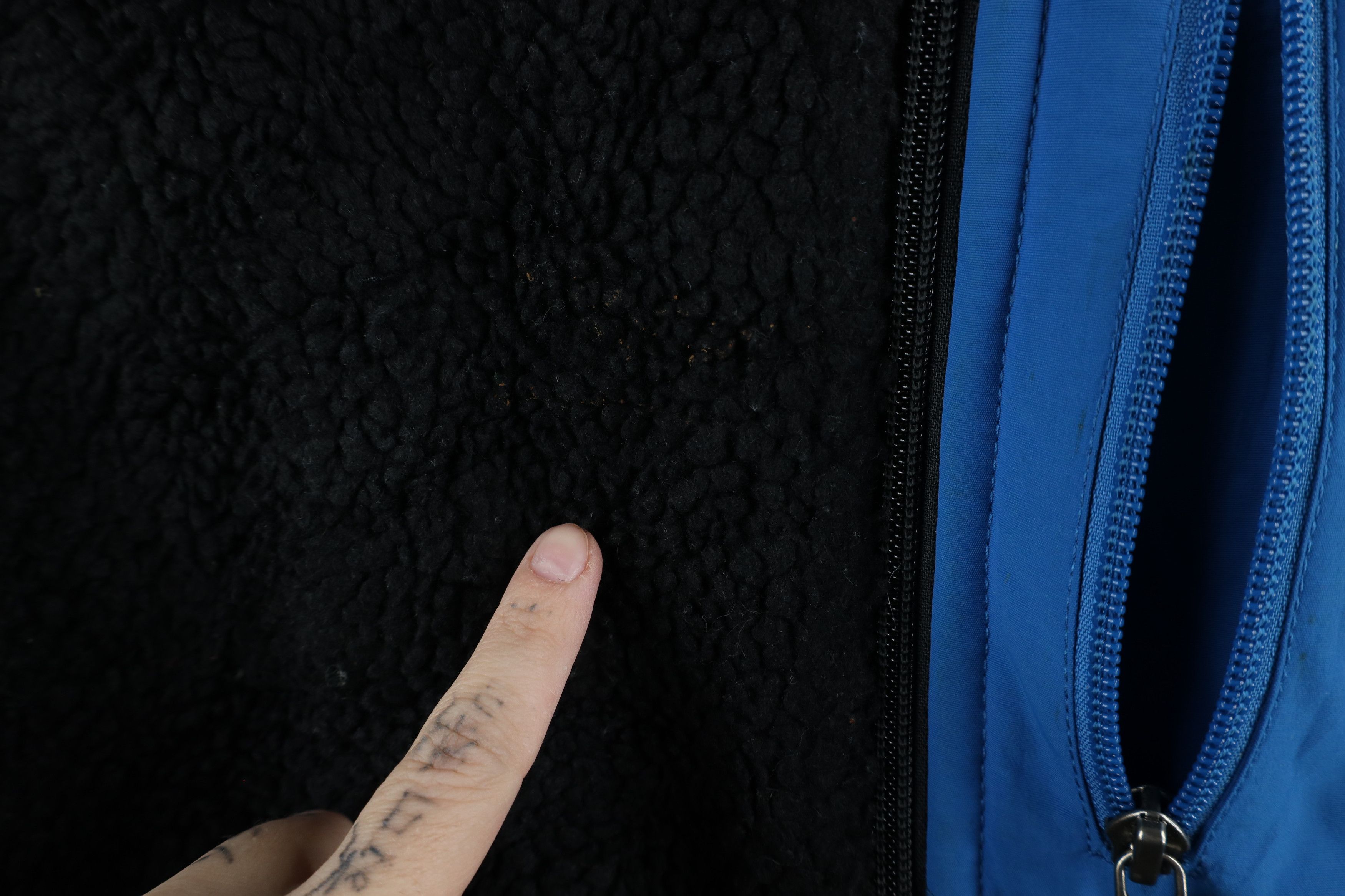 Patagonia × Vintage Patagonia Retro-X Deep Pile Fleece Vest Jacket Black Blue Size US L / EU 52-54 / 3 - 7 Thumbnail