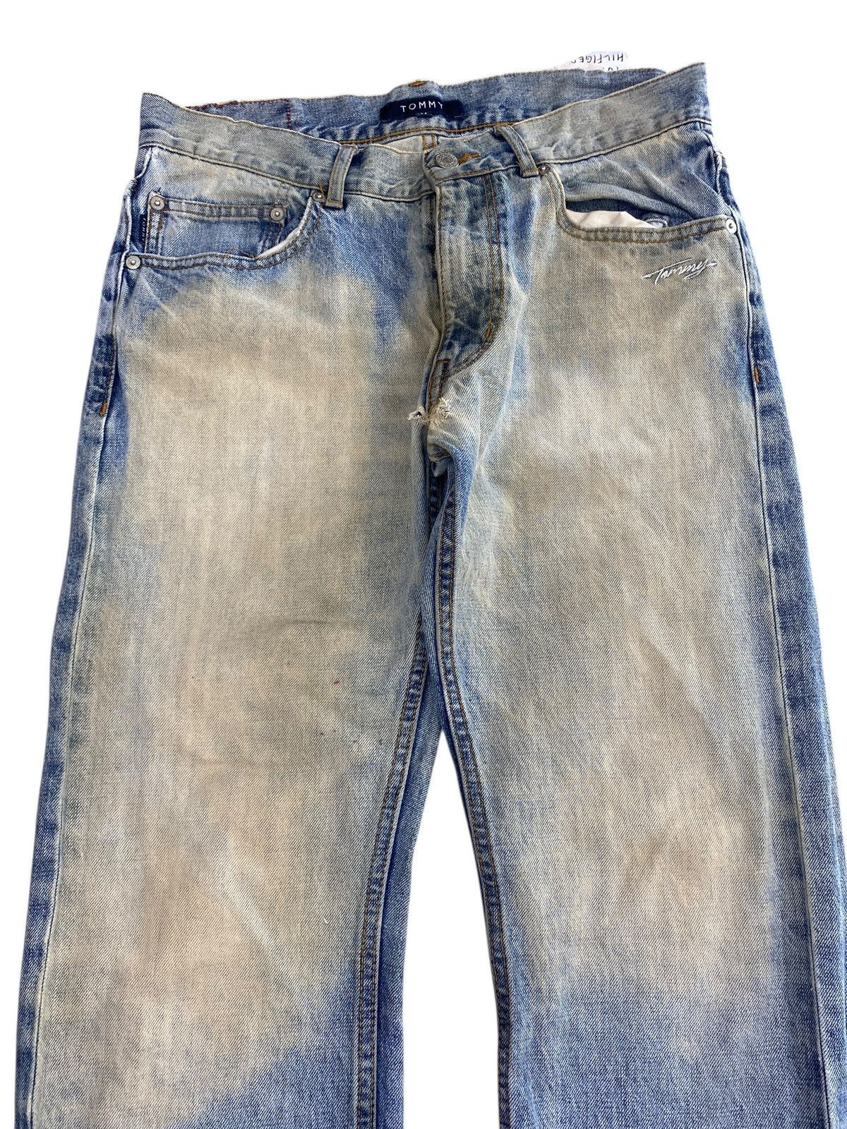 Tommy Hilfiger Tommy Hilfiger X Coca-cola Acid Blue Wash Style Loose Jeans Size US 30 / EU 46 - 2 Thumbnail
