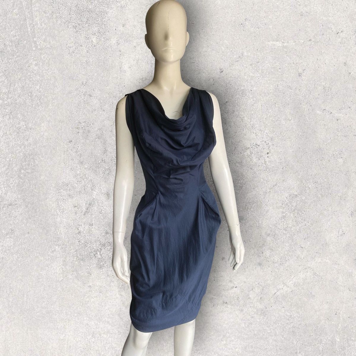 Vivienne Westwood 2010 Vivienne westwood Cowl Neck Dress Size M / US 6-8 / IT 42-44 - 1 Thumbnail