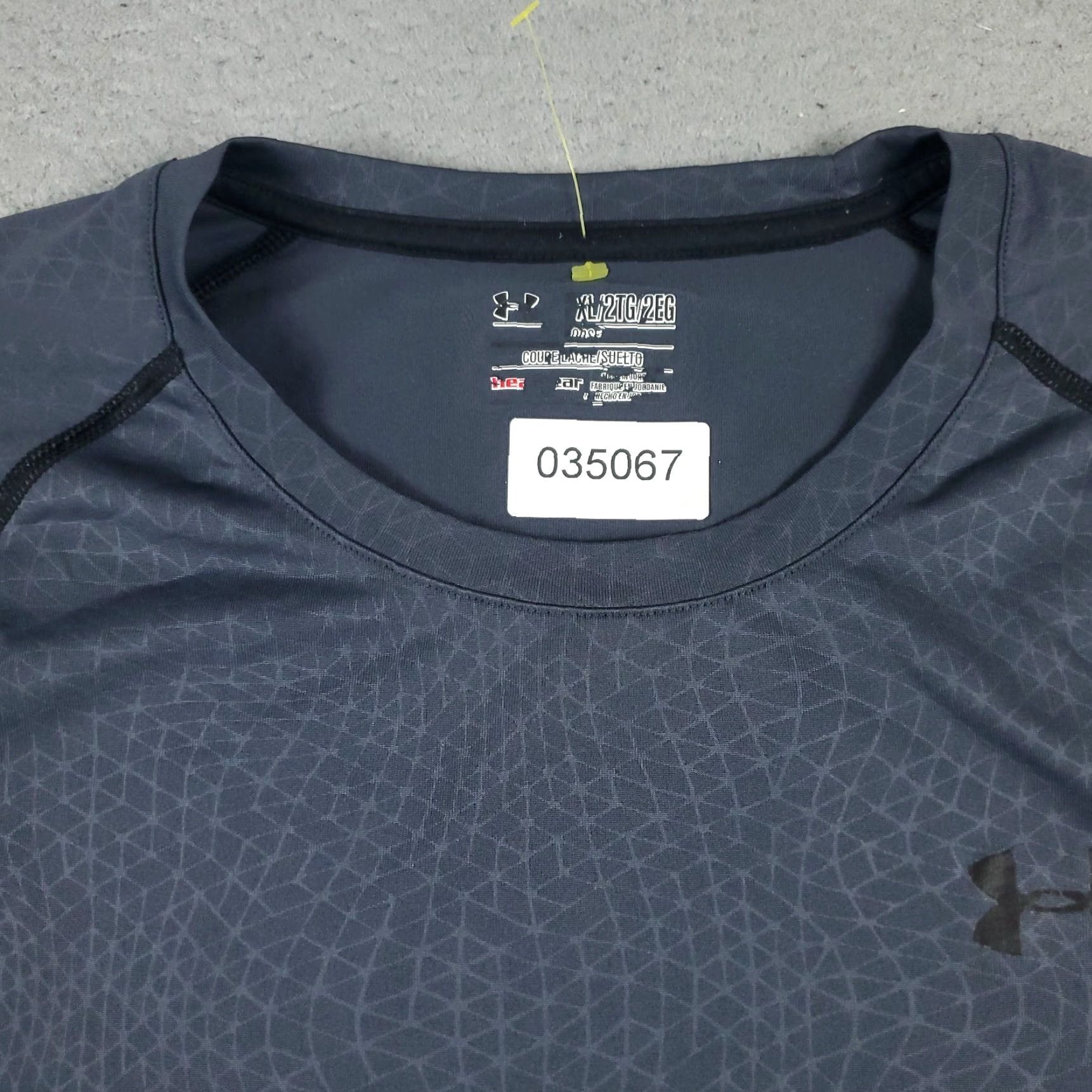 Under Armour Under Armour T Shirt Mens 2XL Gray Active Work Out Short Sleeve Shirt Mens Gray Under Armour Heatgear Active Sports Casual Size US XXL / EU 58 / 5 - 3 Thumbnail