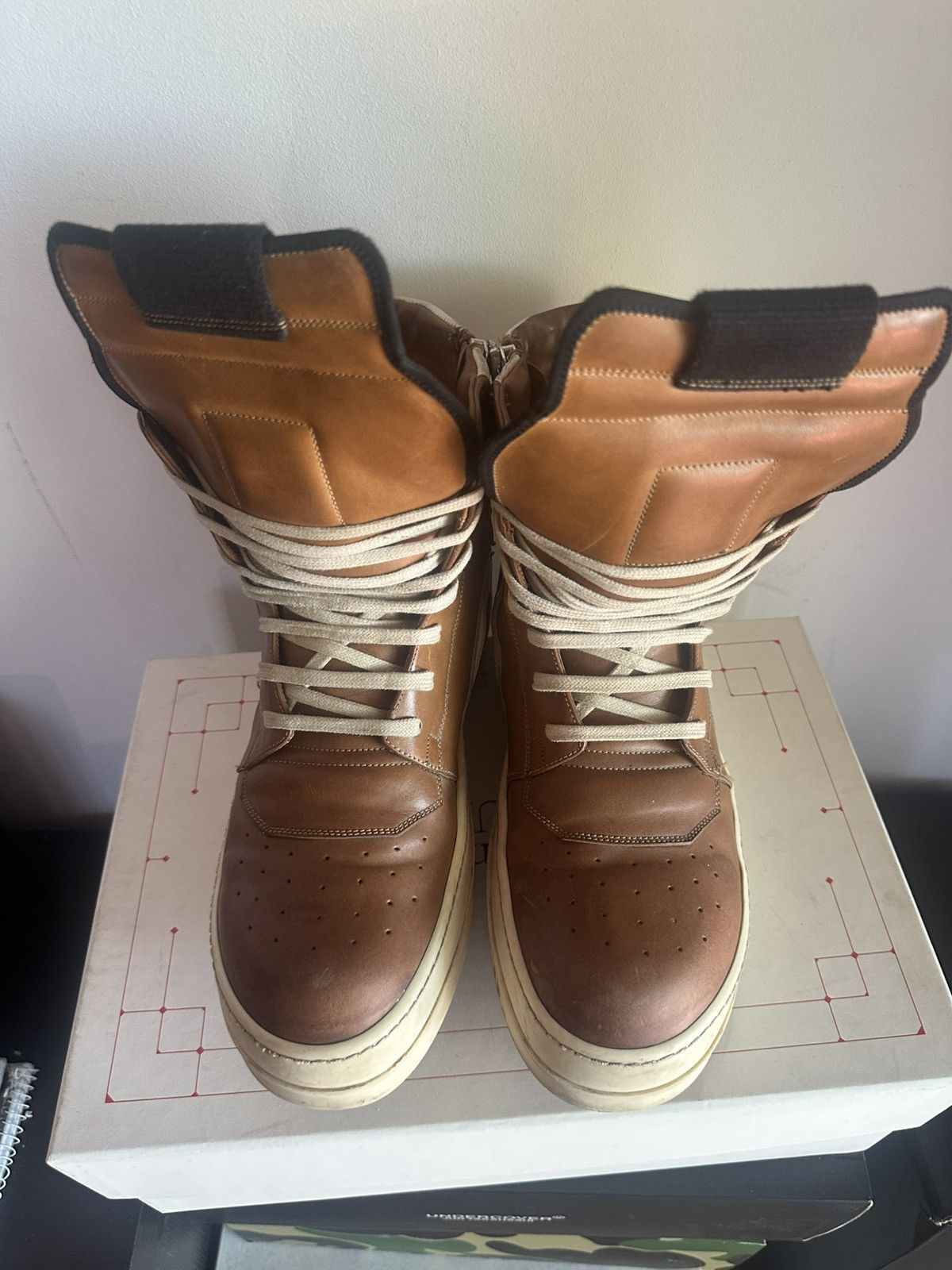 Rick Owens Rick owens SS16 Caramel Geobaskets Size US 10 / EU 43 - 2 Thumbnail