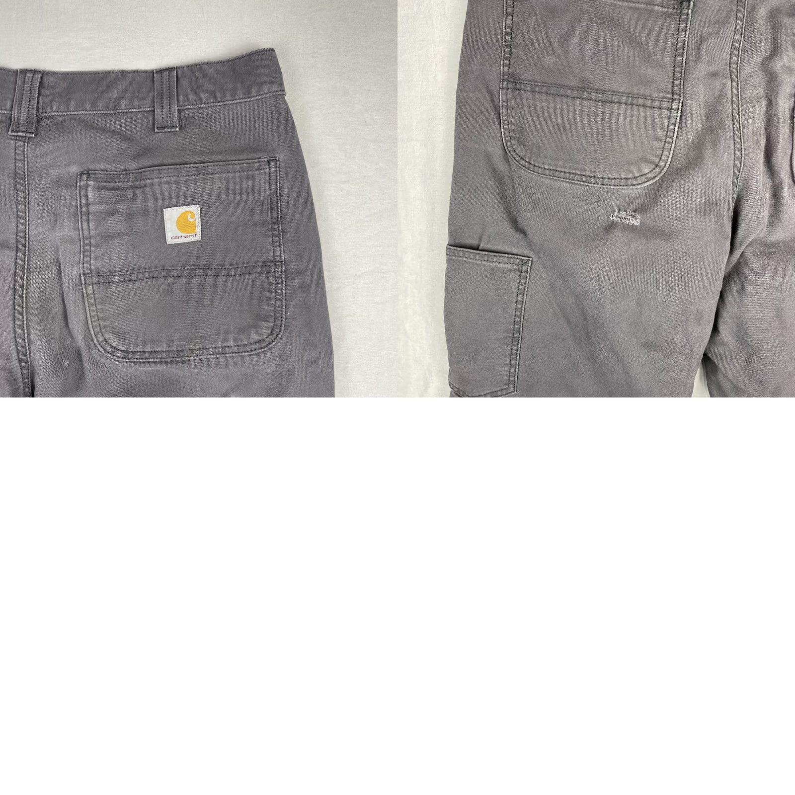 Carhartt Carhartt Pants Mens 36x34 Gray Rugged Flex Canvas 5-Pocket Relaxed Straight Front Workwear Pants Mens Medium? Size US 36 / EU 52 - 10 Thumbnail