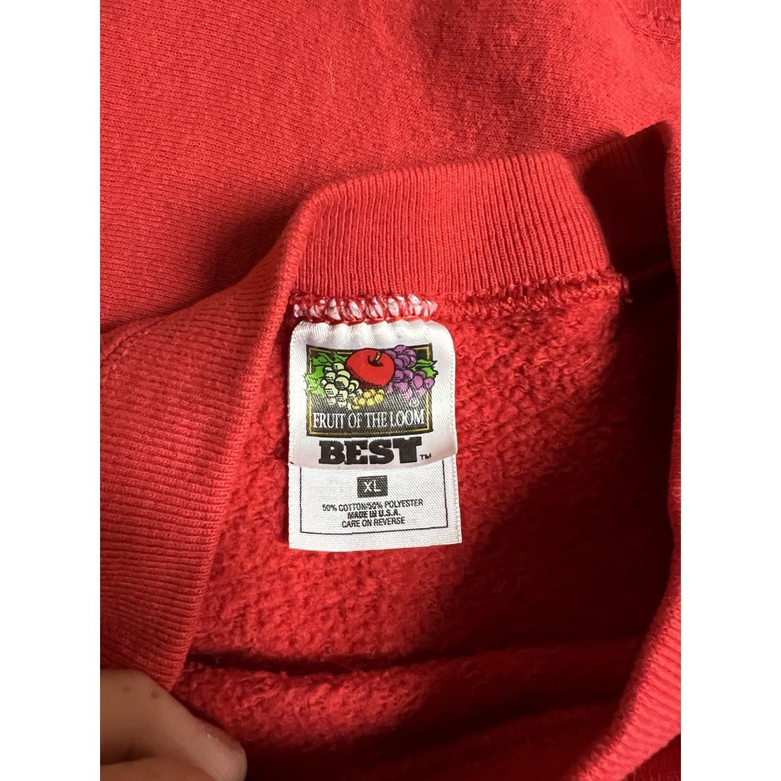 Fruit Of The Loom VINTAGE Fruit of the Loom Sweatshirt Men XL Red Embroidered USA Cardinals Missouri Pullover Sweatshirt FOTL Size US XL / EU 56 / 4 - 3 Thumbnail