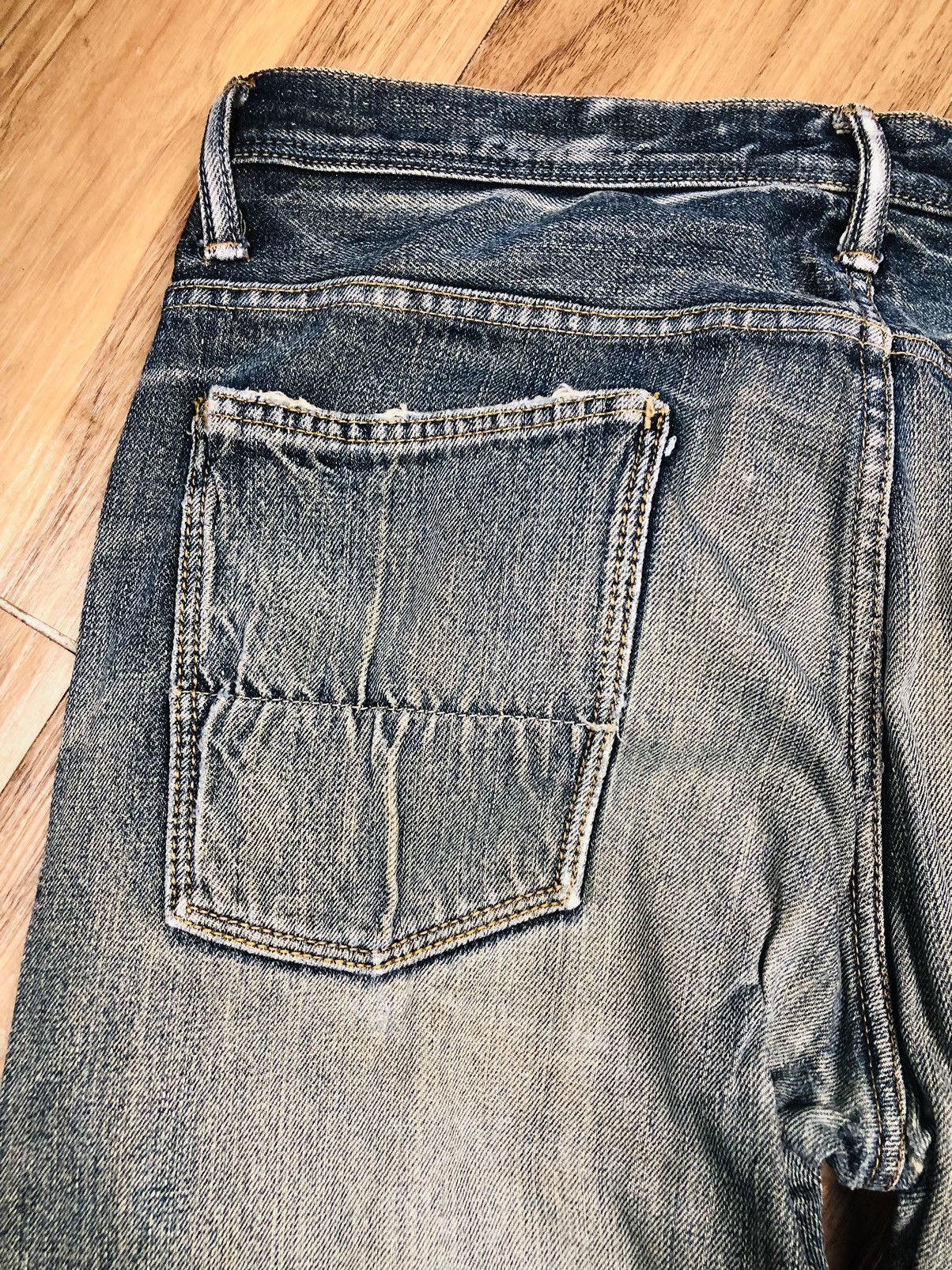 Japanese Brand Denim Craft Distressed Jeans (33) Size US 33 - 15 Thumbnail
