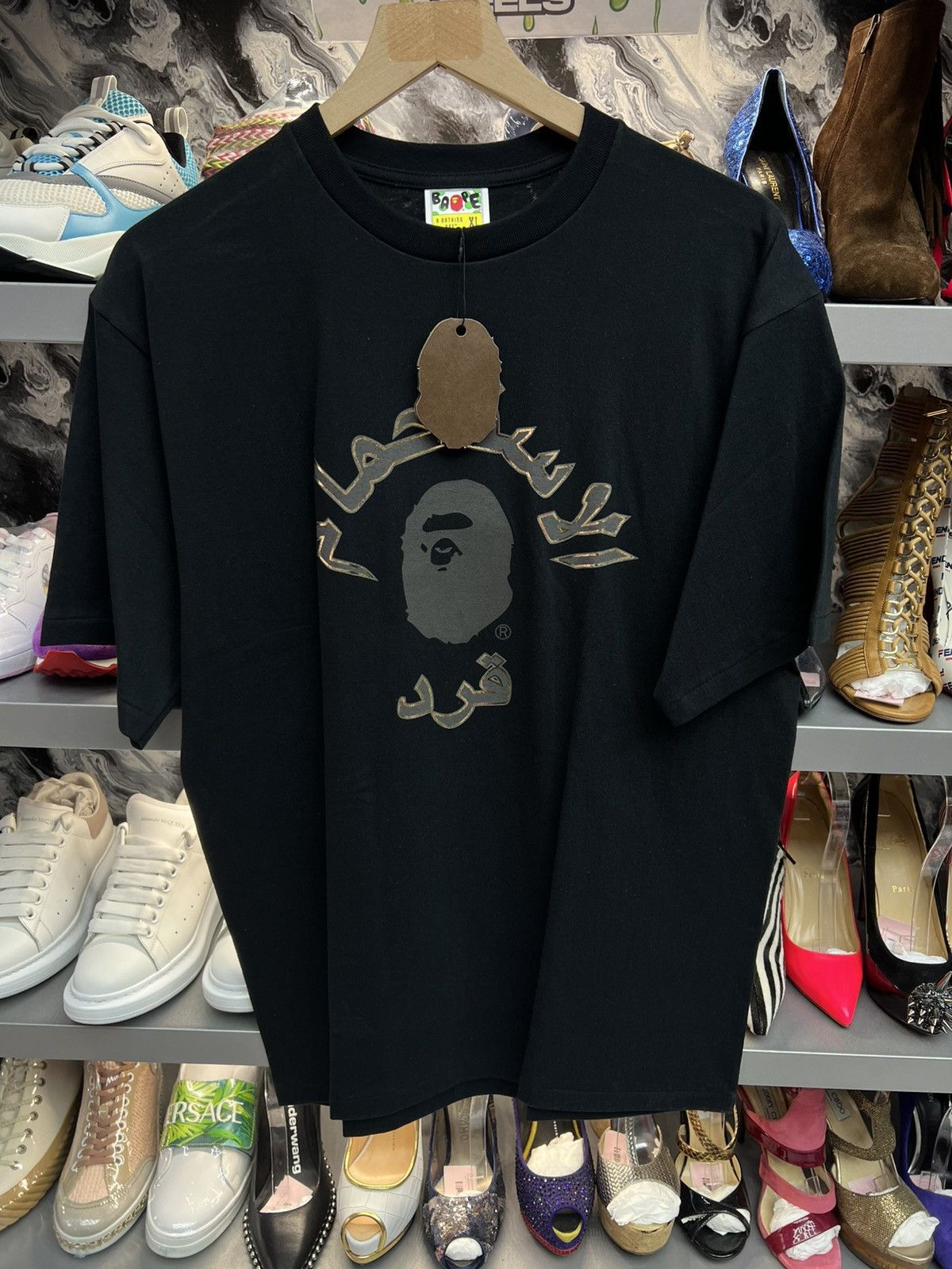 Bape Bape Dubai Black Tee Size US XL / EU 56 / 4 - 1 Thumbnail