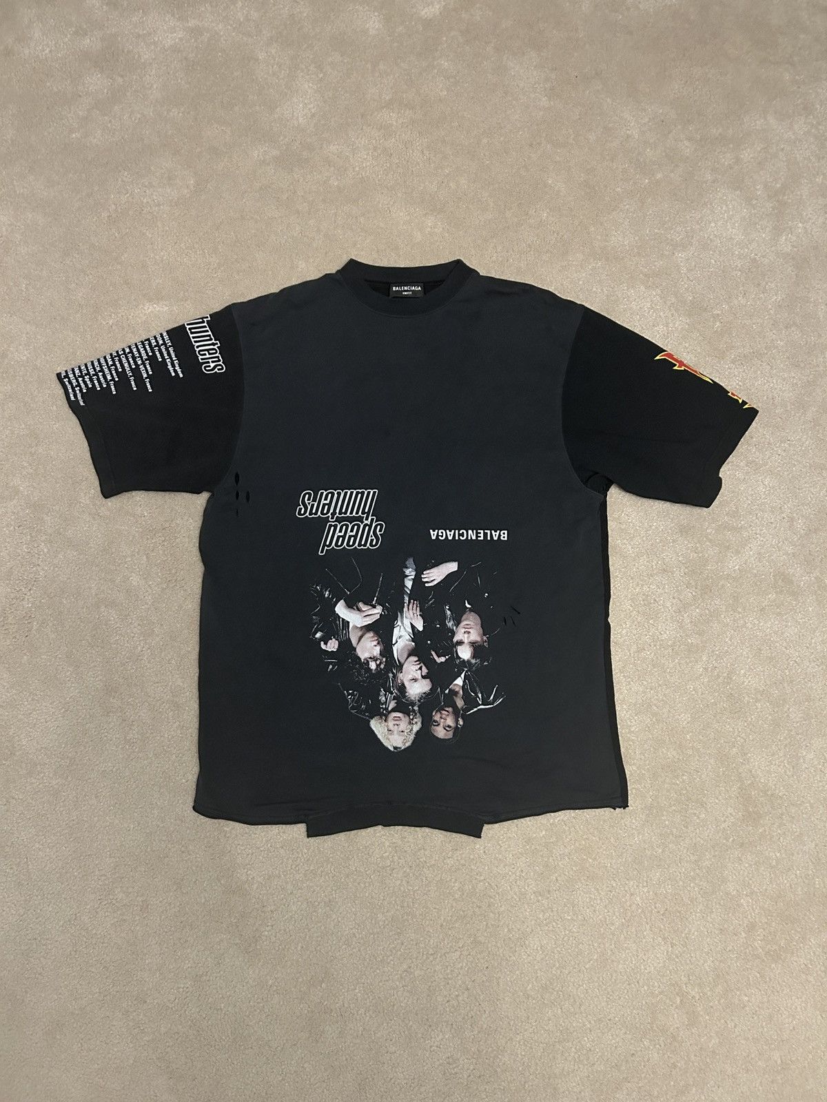 Balenciaga Balenciaga Speedhunters Upside down Tee | Grailed