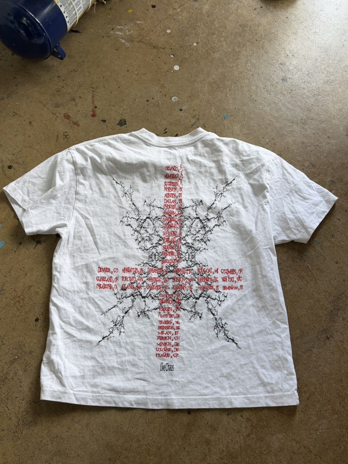Ken Carson Ken Carson 2024 A Great Chaos Tour tee Size US M / EU 48-50 / 2 - 2 Thumbnail
