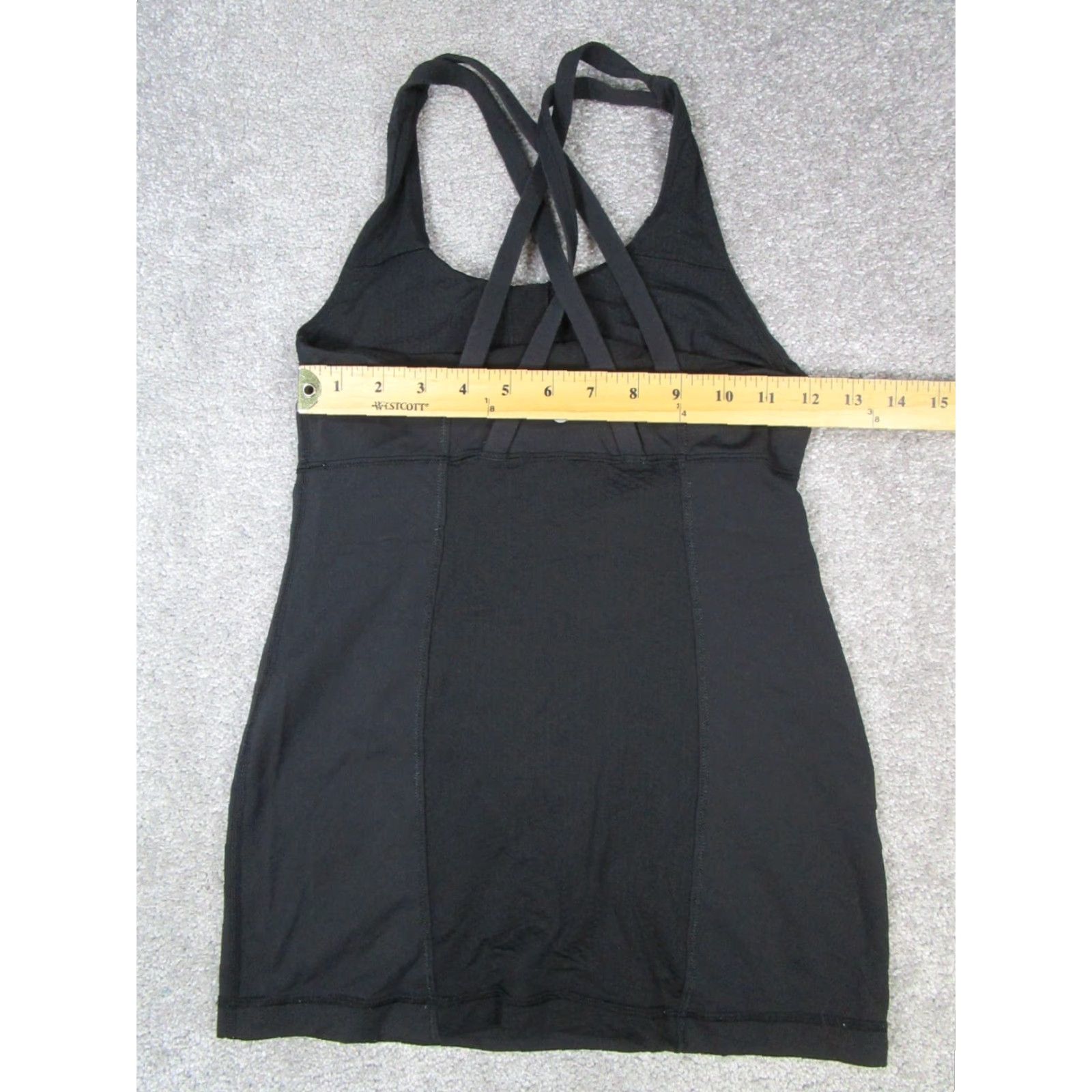 Lululemon VINTAGE Lululemon Energy Tank Womens XS Black Top Pullover Tank Shirt Athletic Gym & Training 90s Mens Womens Size XS / US 0-2 / IT 36-38 - 6 Thumbnail