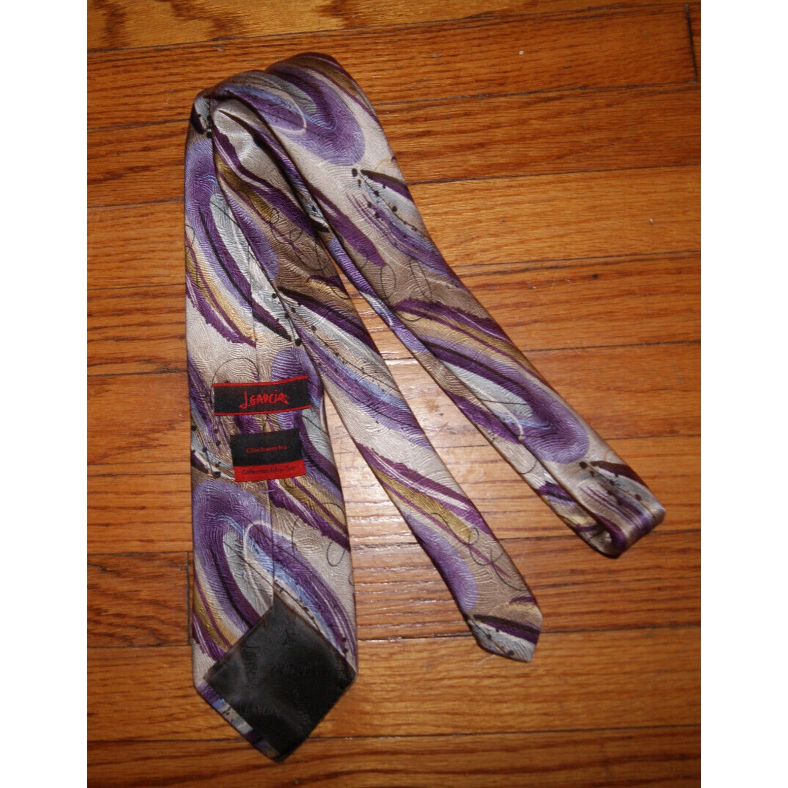 Other Jerry Garcia Mens Neck Tie Clockworks Collection Fifty Size ONE SIZE - 1 Thumbnail