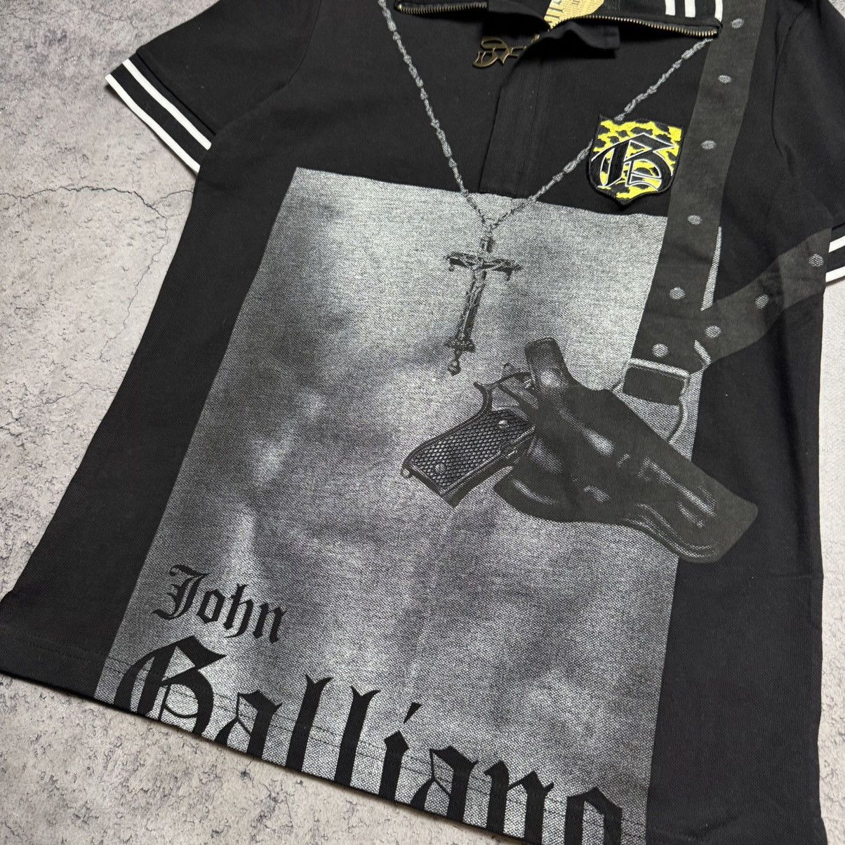 John Galliano 2008 John Galliano Rare NEW Polo T-Shirt Size US M / EU 48-50 / 2 - 3 Thumbnail