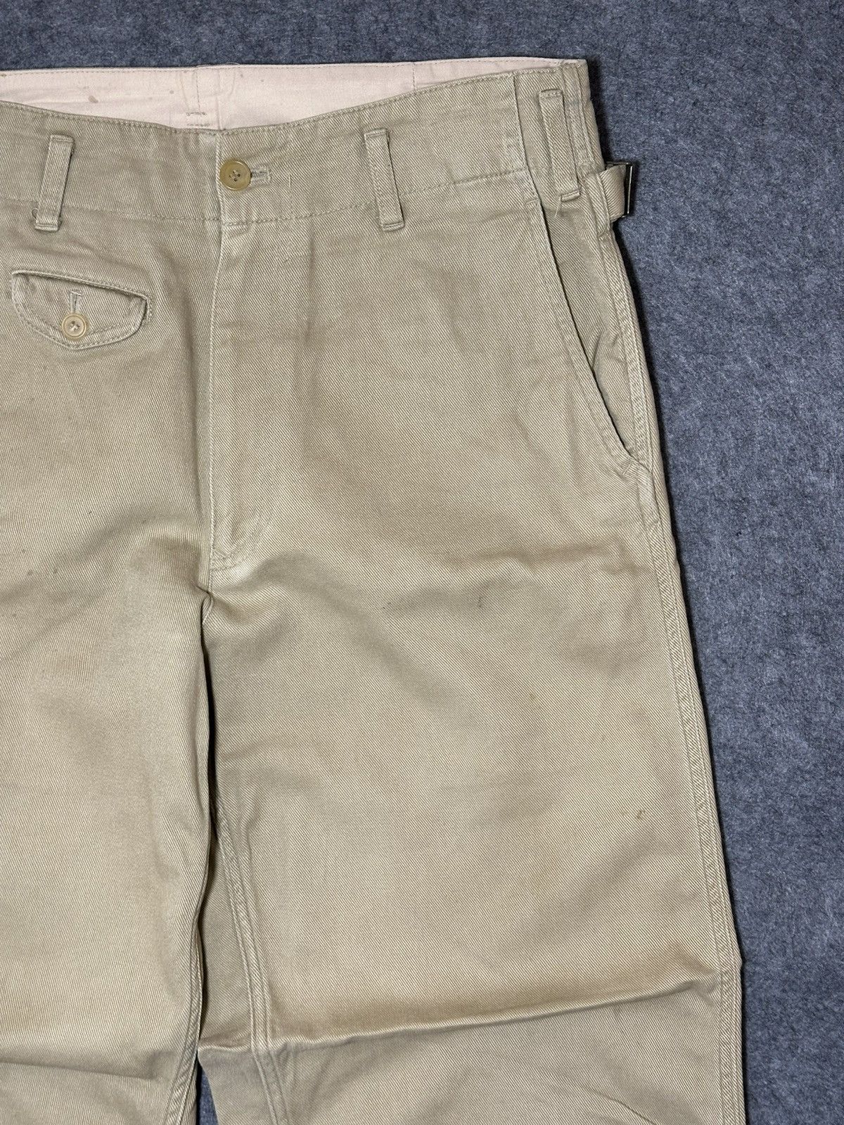 Issey Miyake Issey Miyake men's cotton pants in beige. Size US 36 / EU 52 - 3 Thumbnail