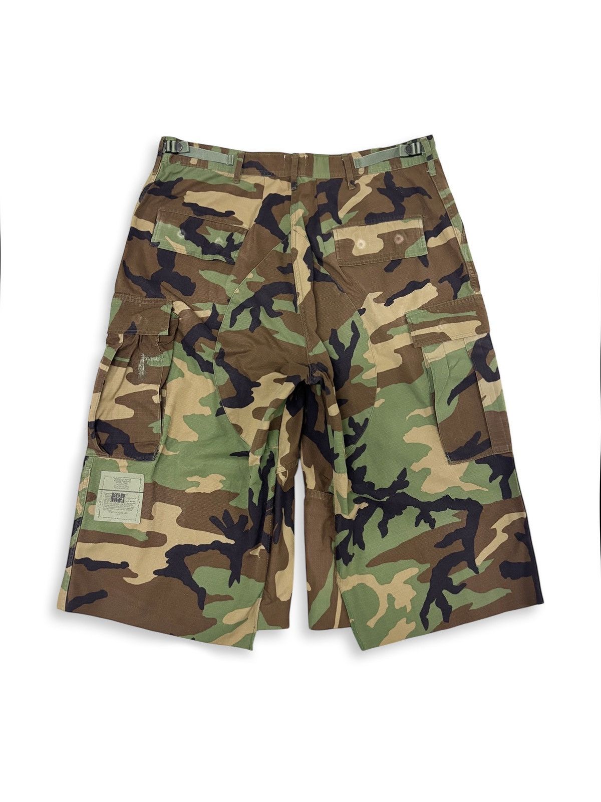 Vintage Woodland BDU Bermuda (Rip Stop) Size US 35 - 2 Thumbnail