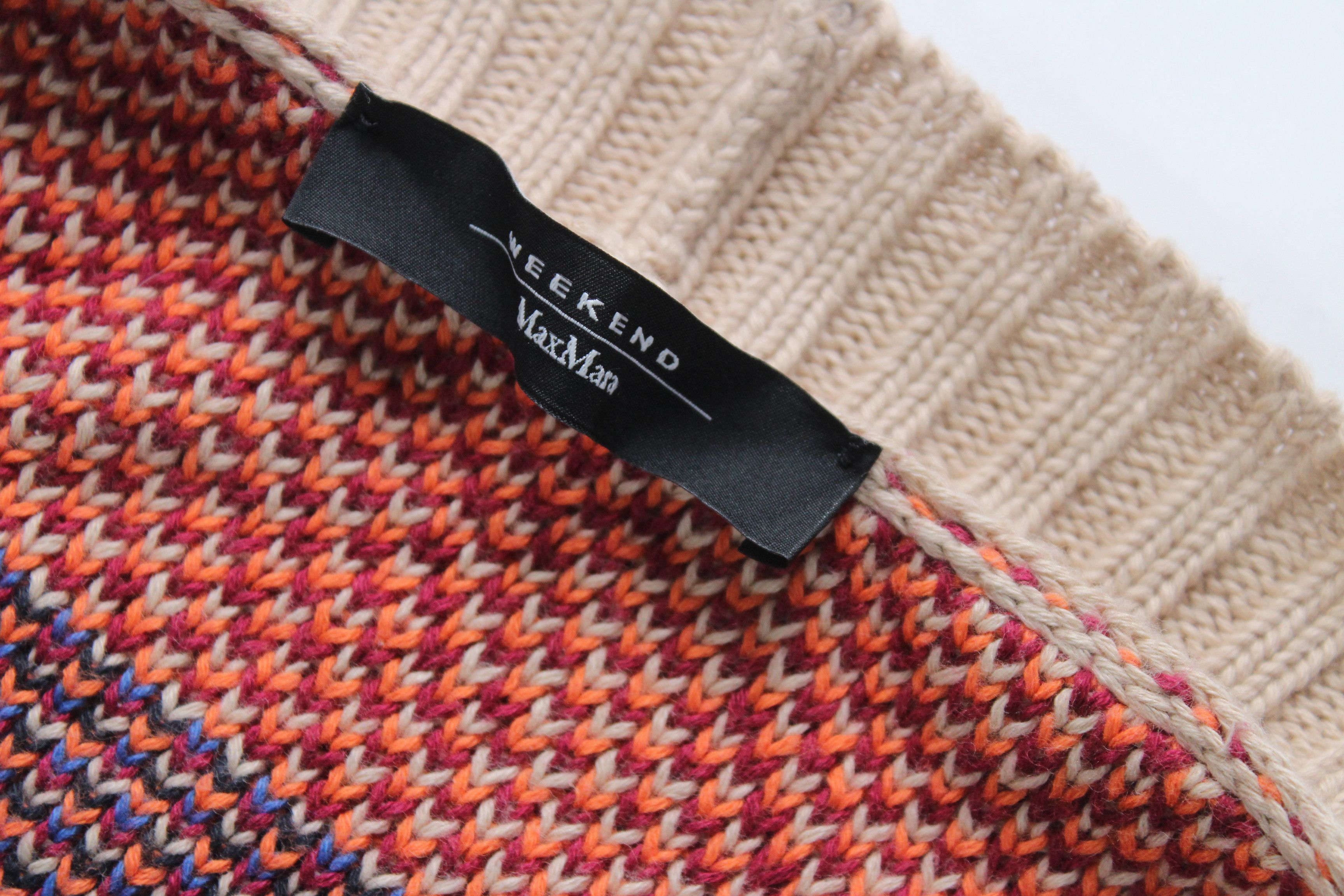 Weekend Max Mara Weekend Max Mara Teorema Jacquard Knit Cardigan Coat Size L Size L / US 10 / IT 46 - 12 Thumbnail