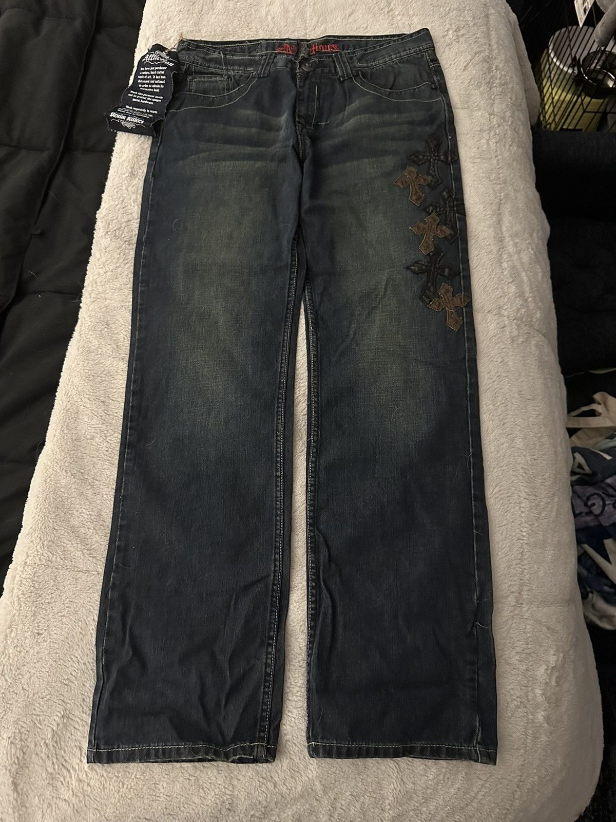 super rare affliction jeans 34x34 Open2Trades