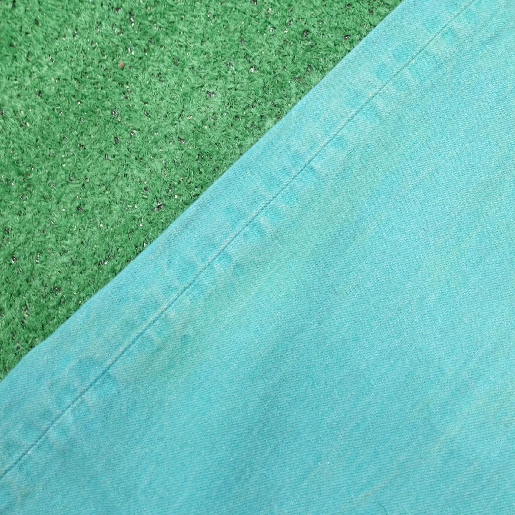 Levi's Levi's 501 Jeans Mens 39x27 Blue Teal Straight Classic Denim Button Fly Size US 39 - 5 Thumbnail