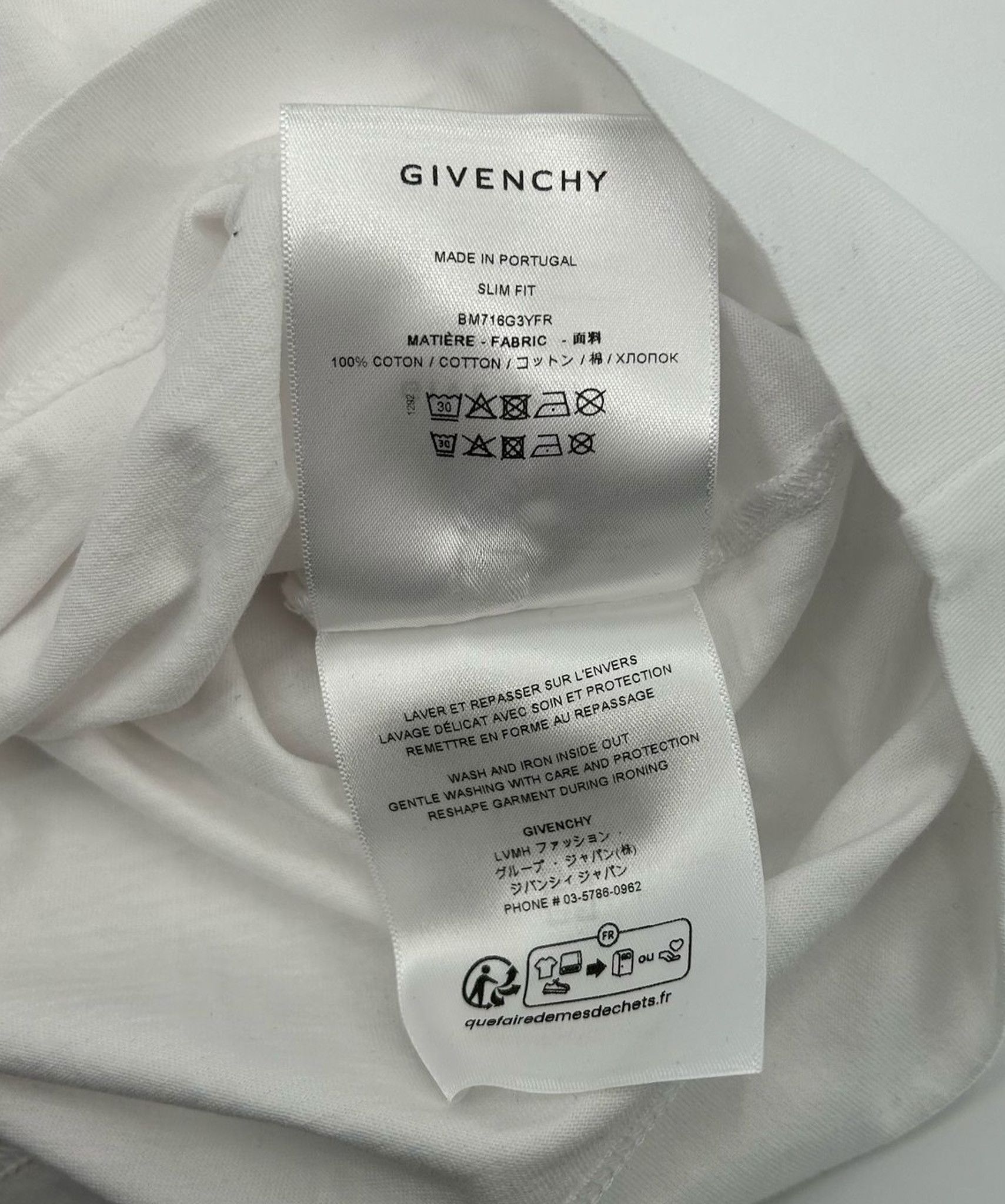 Givenchy Givenchy White Logo T-Shirts 3XL Size US XXL / EU 58 / 5 - 3 Thumbnail