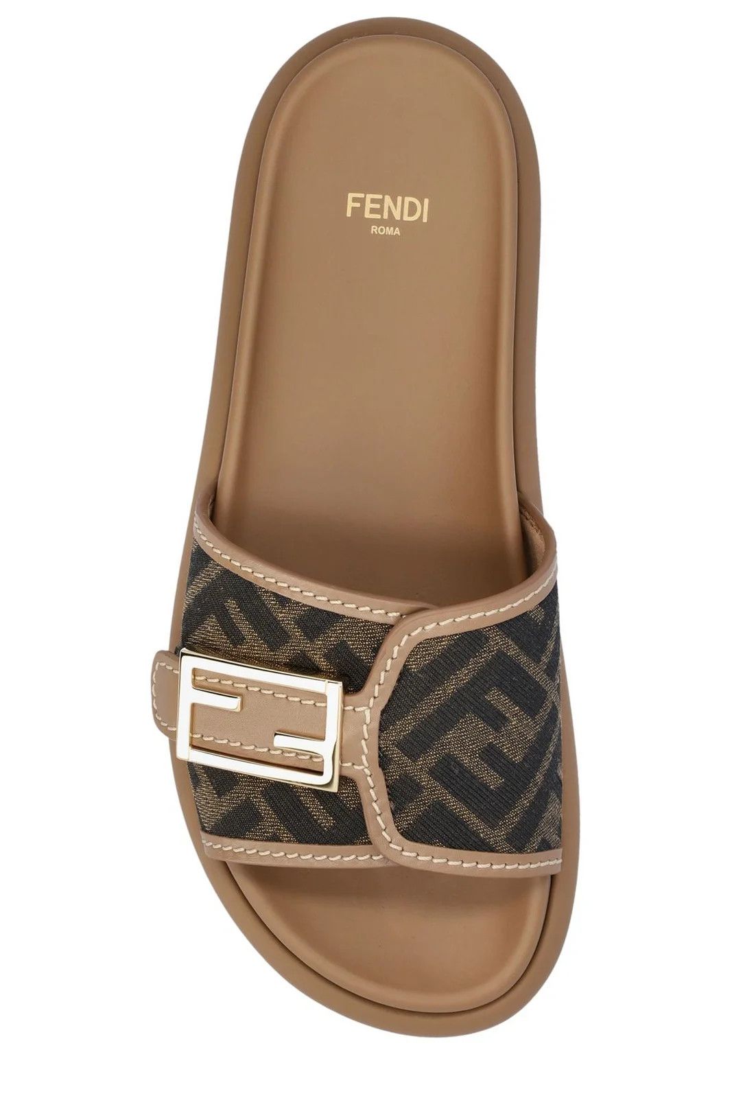 Fendi o1loc1c0824 Flat in Brown Size US 12 / IT 42 - 3 Thumbnail