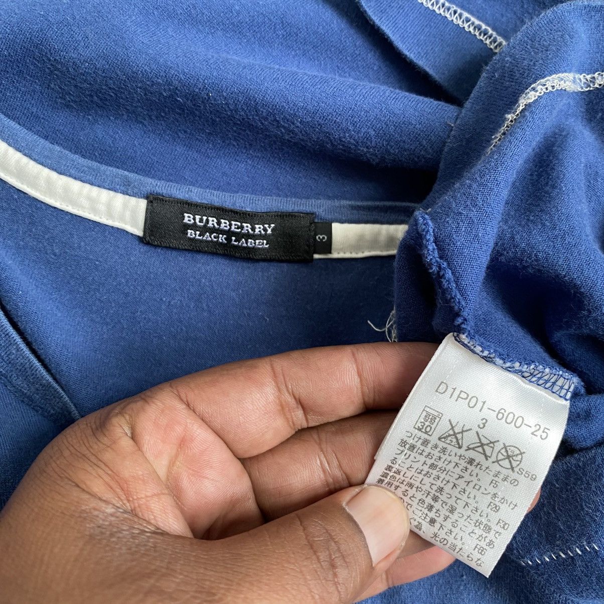 Burberry Rara🔥Burberry Black Label Shirt Big Logo Spell Out Size US L / EU 52-54 / 3 - 7 Thumbnail