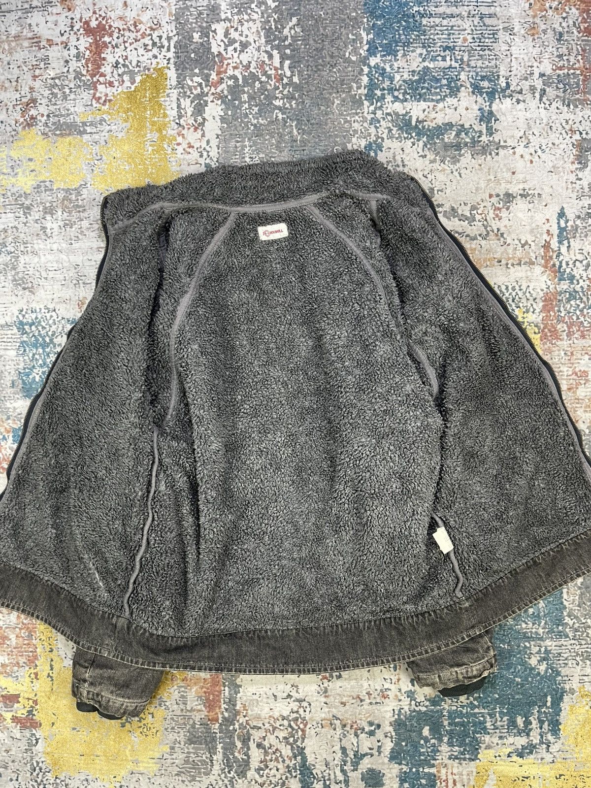 Johnbull Vtg Johnbull Sherpa Lined Zip-Up Trucker Jacket Size US L / EU 52-54 / 3 - 9 Thumbnail