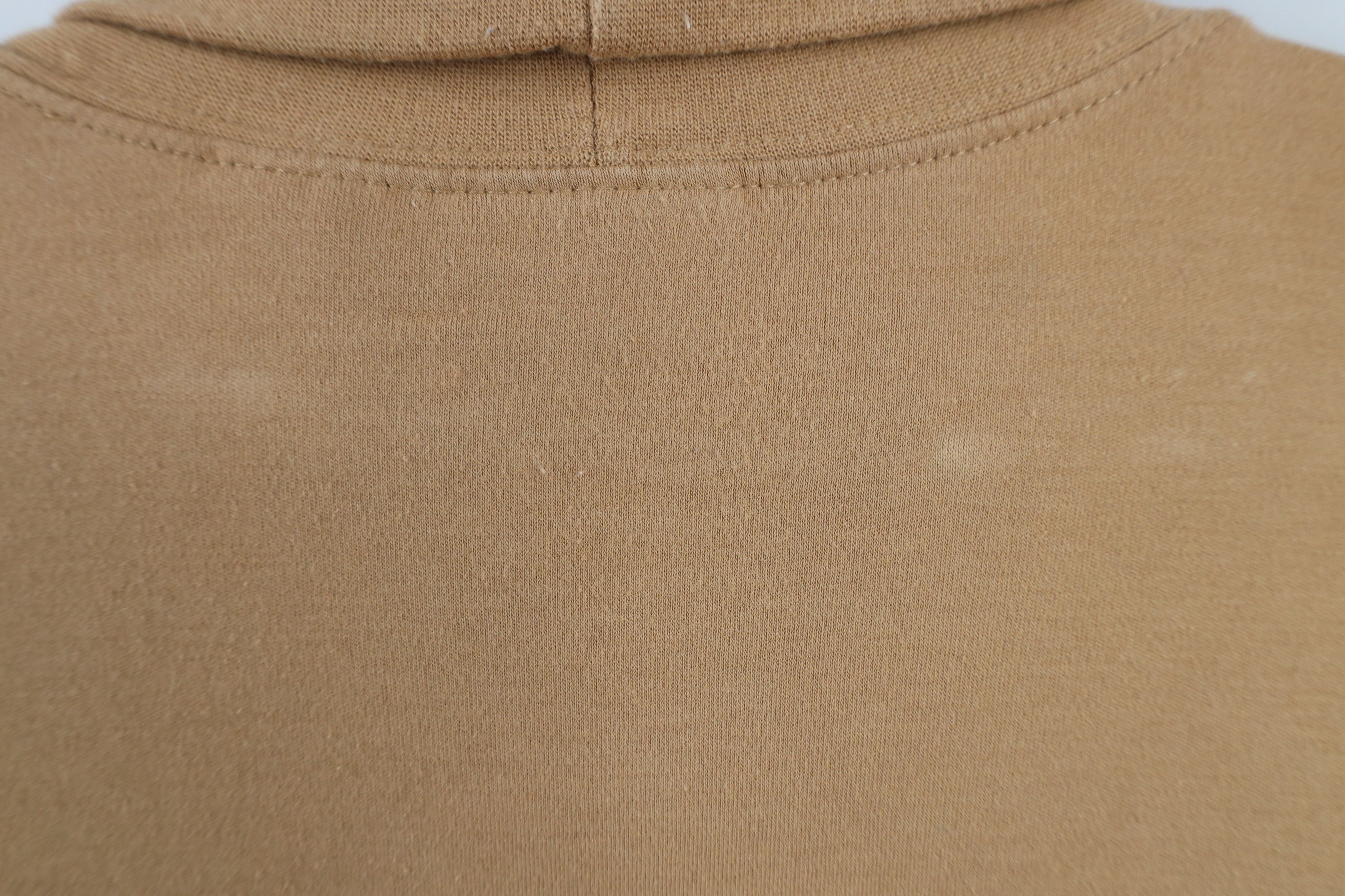Vintage Vintage 90s Streetwear Blank Turtleneck T-Shirt Wheat Brown Size US M / EU 48-50 / 2 - 7 Thumbnail