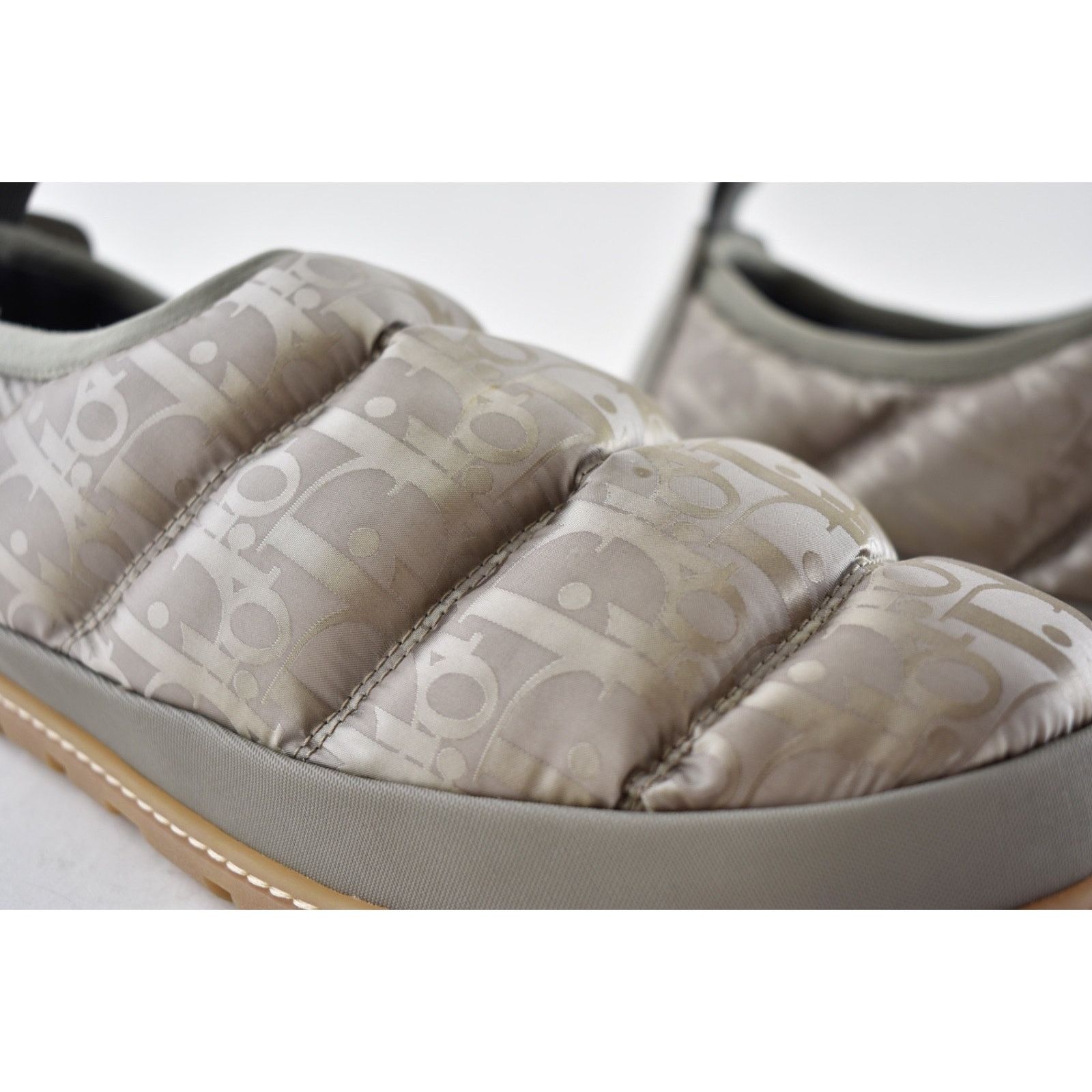 Dior Dior Mens Snow Slipper Beige Oblique Logo Slip On 44 11 Size US 11 / EU 44 - 5 Thumbnail