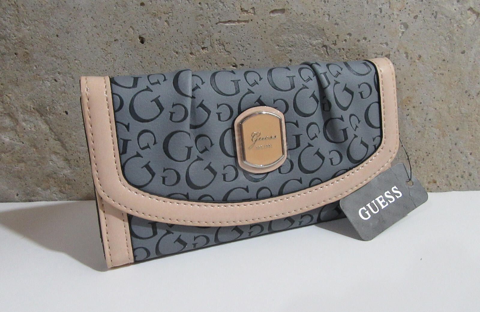 Guess Guess Womens Cologne SLG Trifold Wallet Indigo Size ONE SIZE - 5 Thumbnail