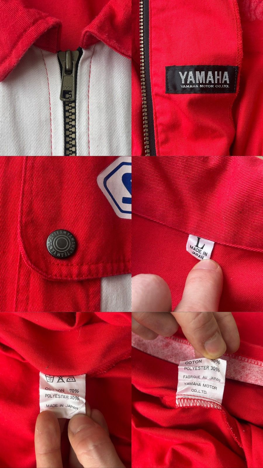 Yamaha Vintage Yamaha Racing Team Coverall Japan Made Size US 34 / EU 50 - 17 Thumbnail