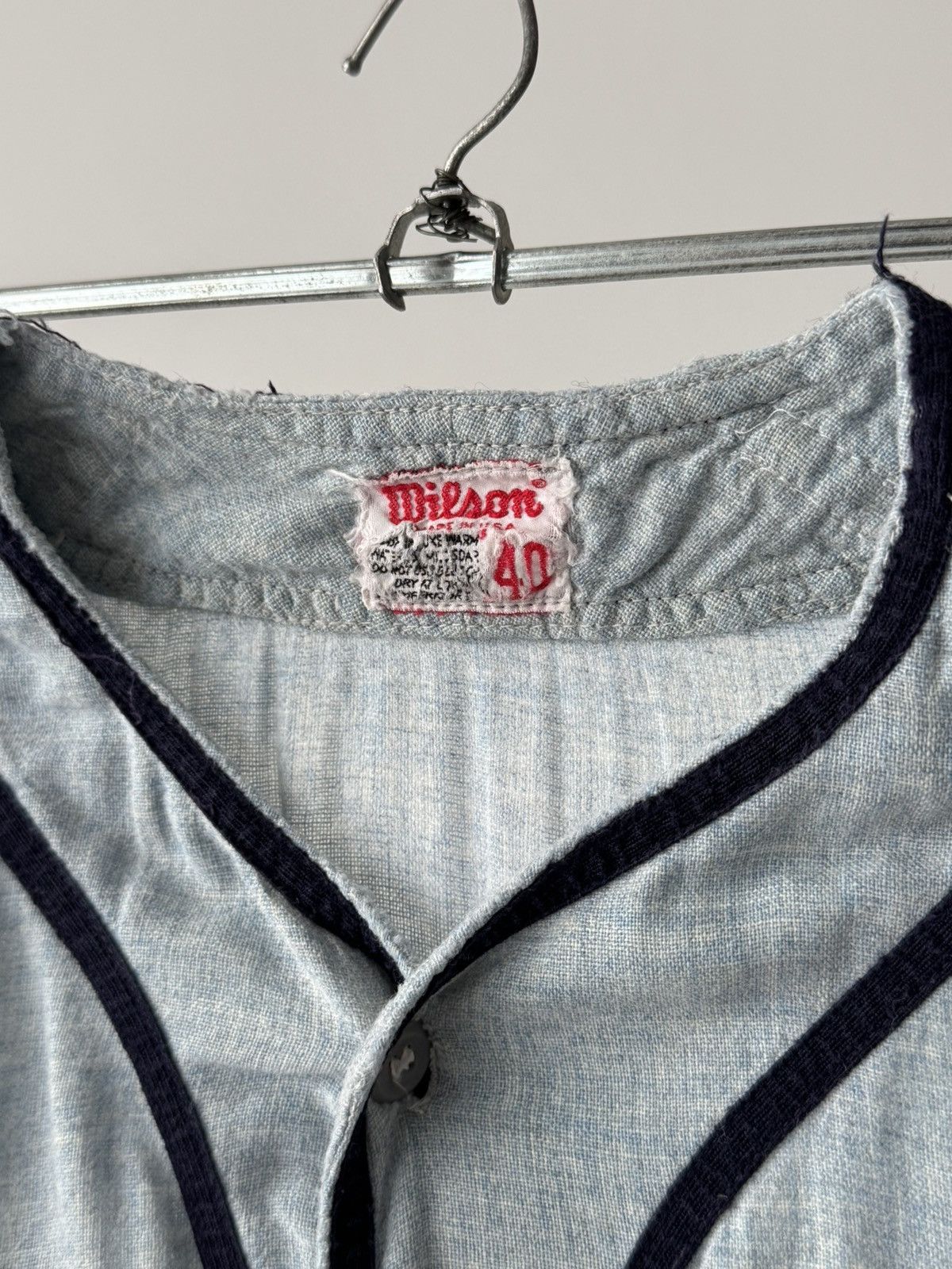 MLB × Vintage 1960s Beverly Hills College by Wilson USA Baseball Jersey Size US M / EU 48-50 / 2 - 5 Thumbnail