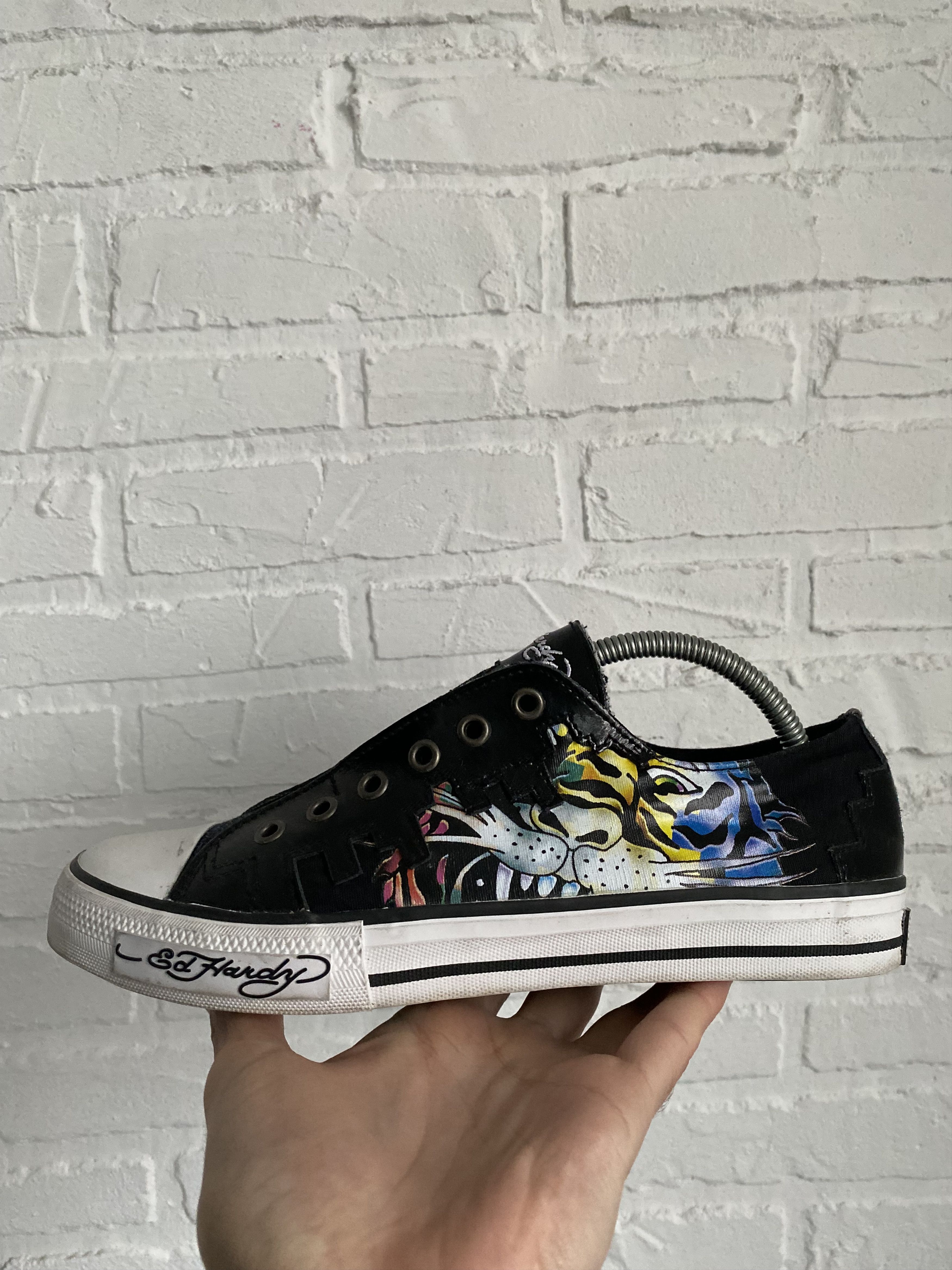 Ed Hardy Ed Hardy tattoo tiger old school sneakers Size US 7 / EU 40 - 7 Thumbnail