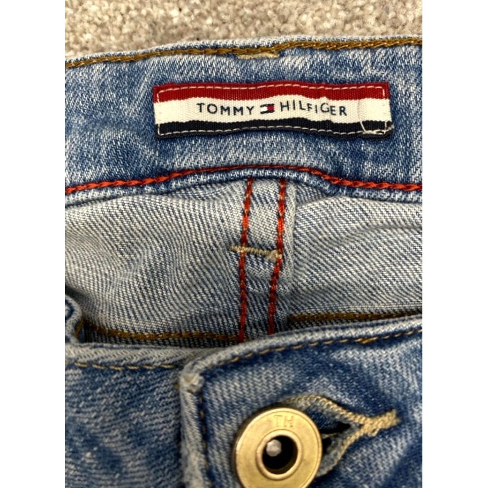 Tommy Hilfiger Tommy Hilfiger Jeans Womens Size 2 Blue Denim Skinny Nice Fade 6178 Jeans Women Slim 28 in Inseam 30 in (Blue) Size 26" / US 2 / IT 38 - 6 Thumbnail