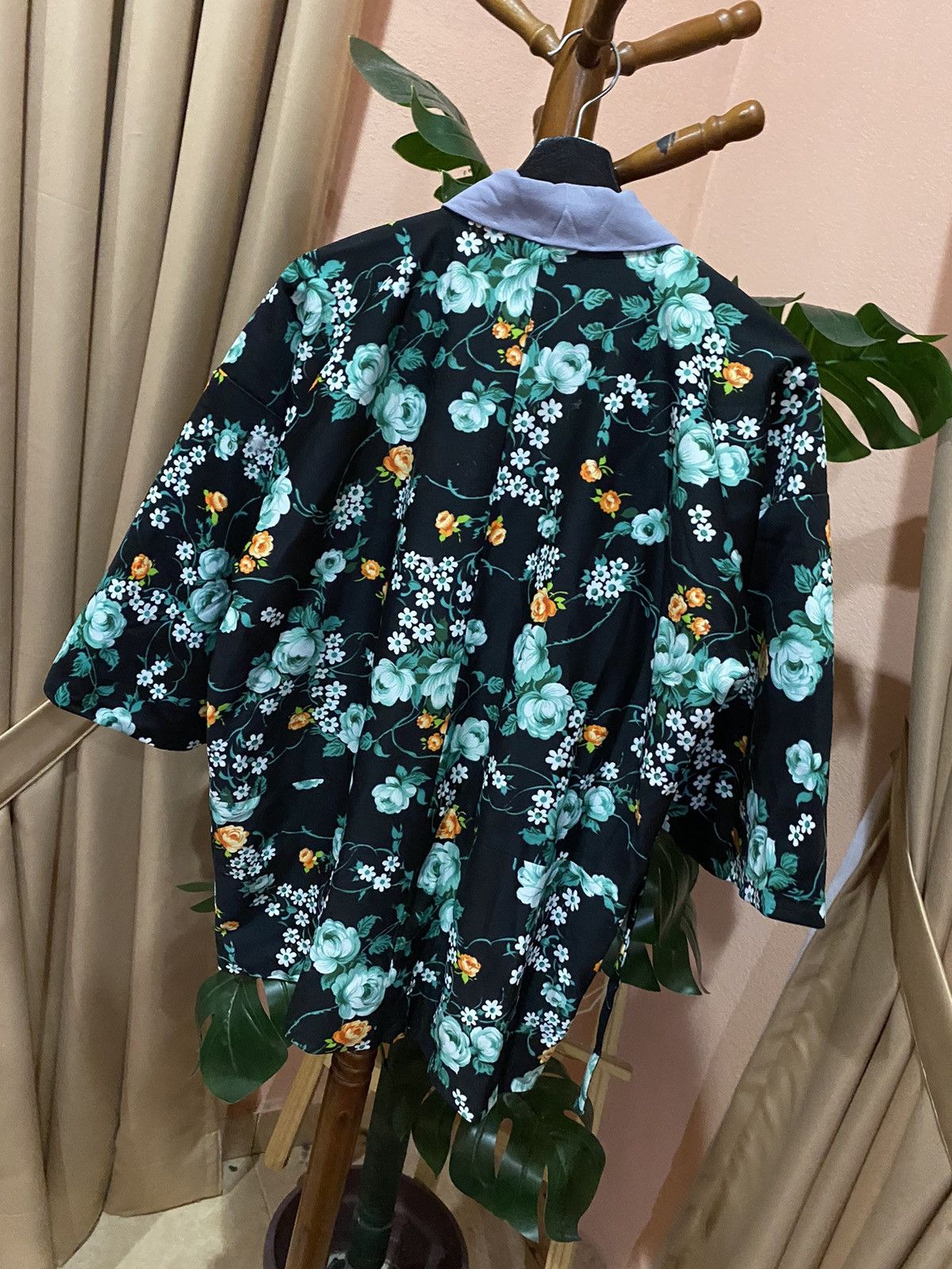 Japanese Brand Épurér Tokyo Floral Kimono Jacket Multicolor Unisex Size L / US 10 / IT 46 - 6 Thumbnail
