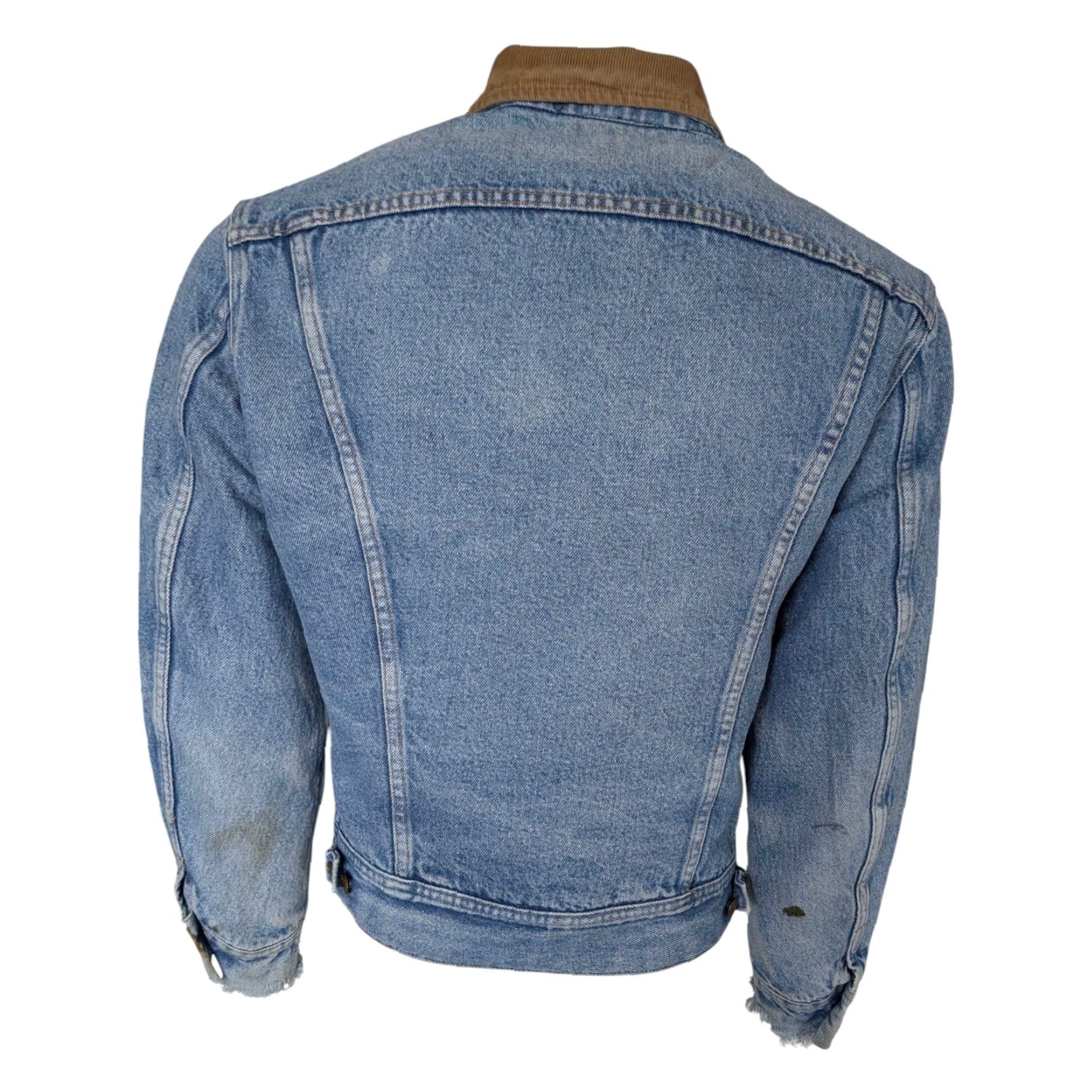 Lee Lee Vintage Denim Jacket – Lined Cotton Blue – Late 1980s – Early 1990s – USA Lee – Size 43R – Men Jacket Size US XS / EU 42 / 0 - 3 Thumbnail